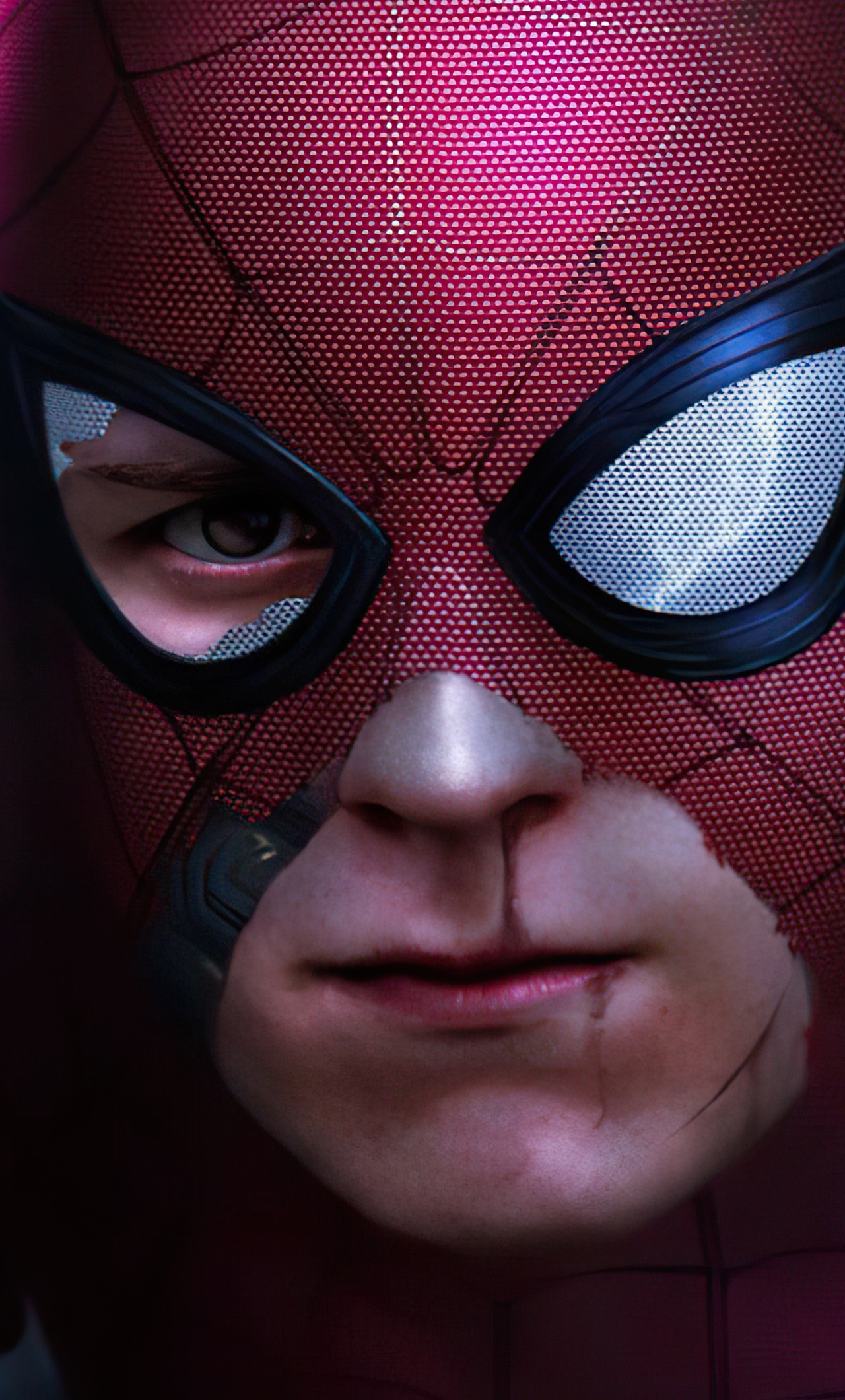 Spiderman Torn Mask Wallpapers