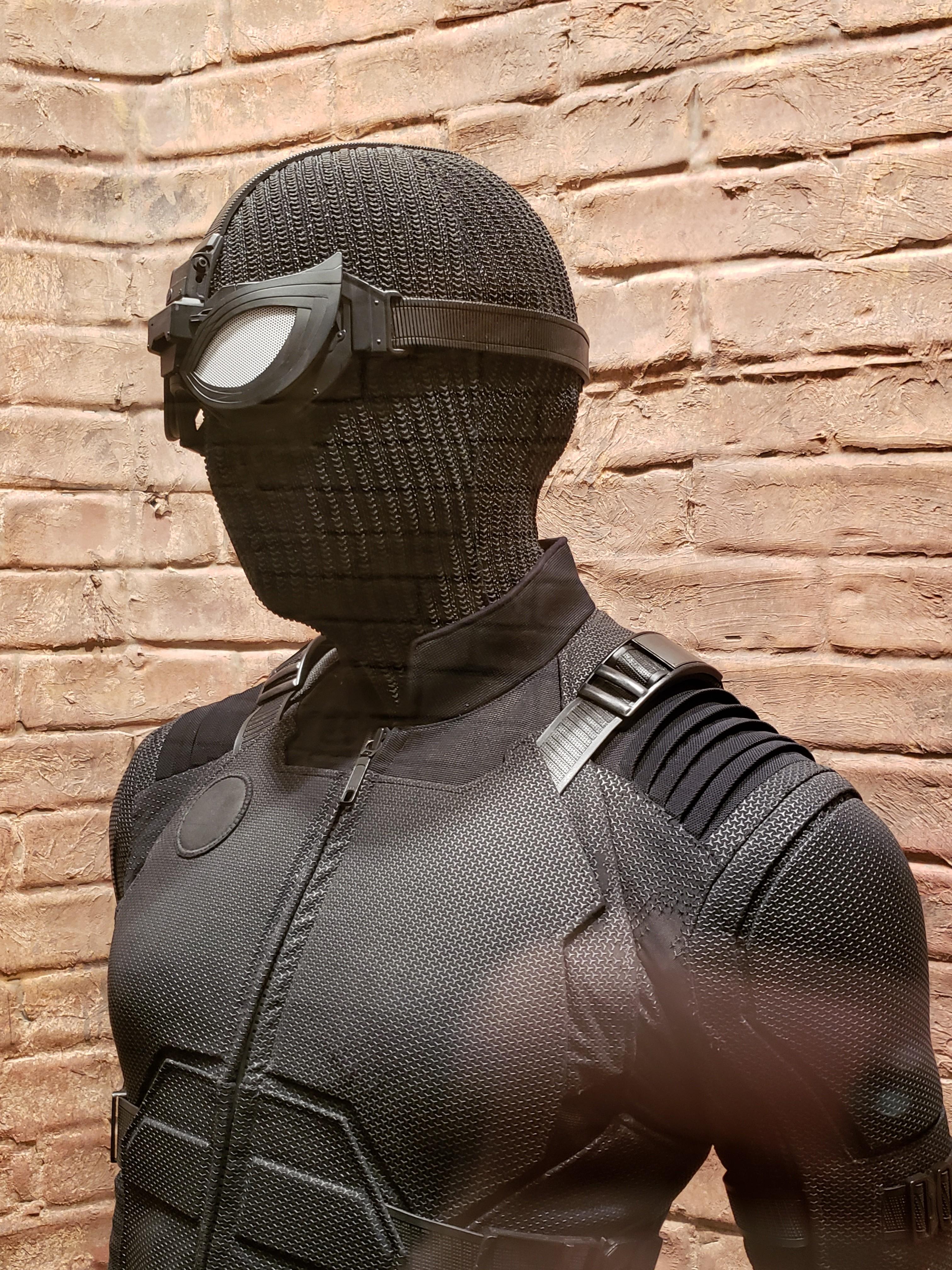 Spidey Stealth Black Suit In Spider Man Far From Home Wallpapers