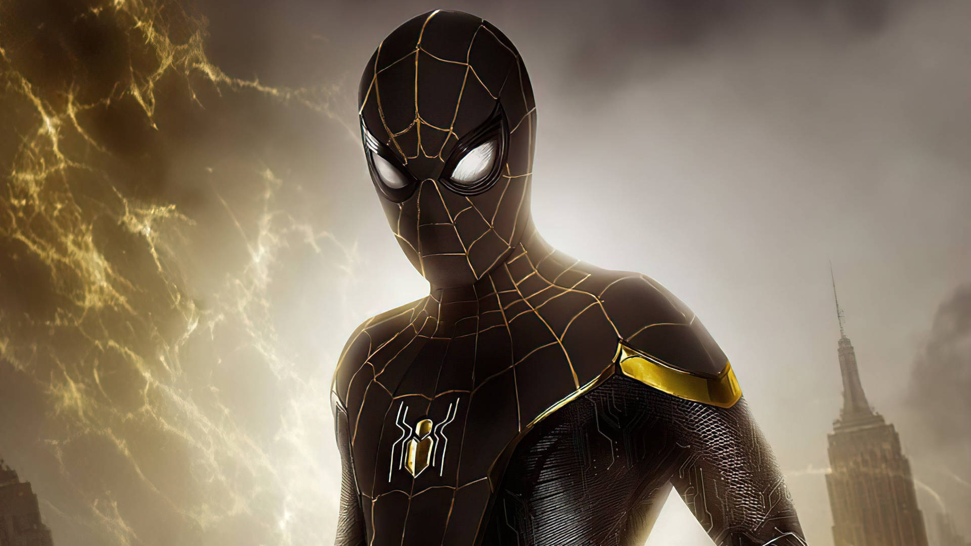 Spidey Stealth Black Suit In Spider Man Far From Home Wallpapers