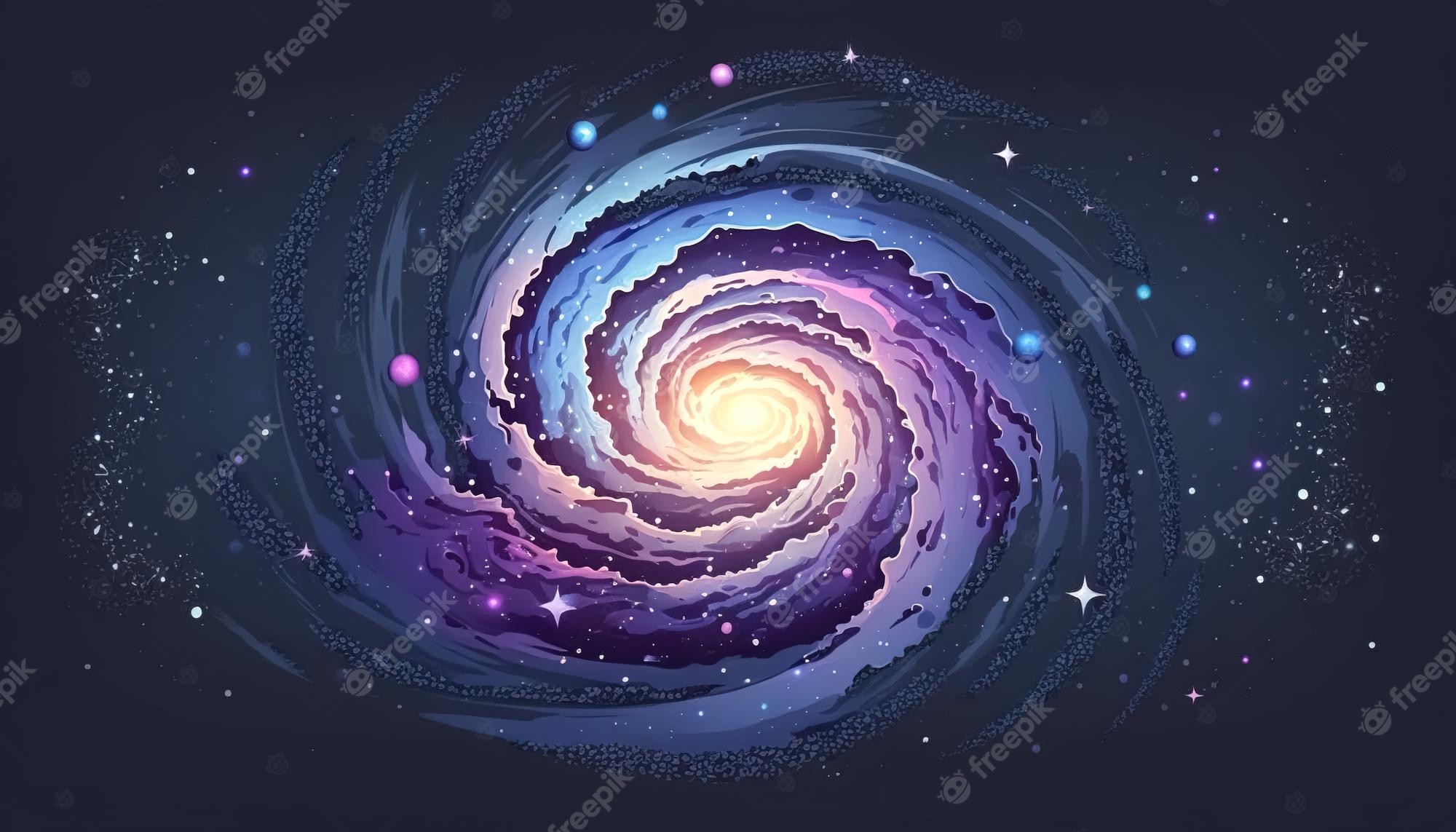 Spiral Galaxy Background