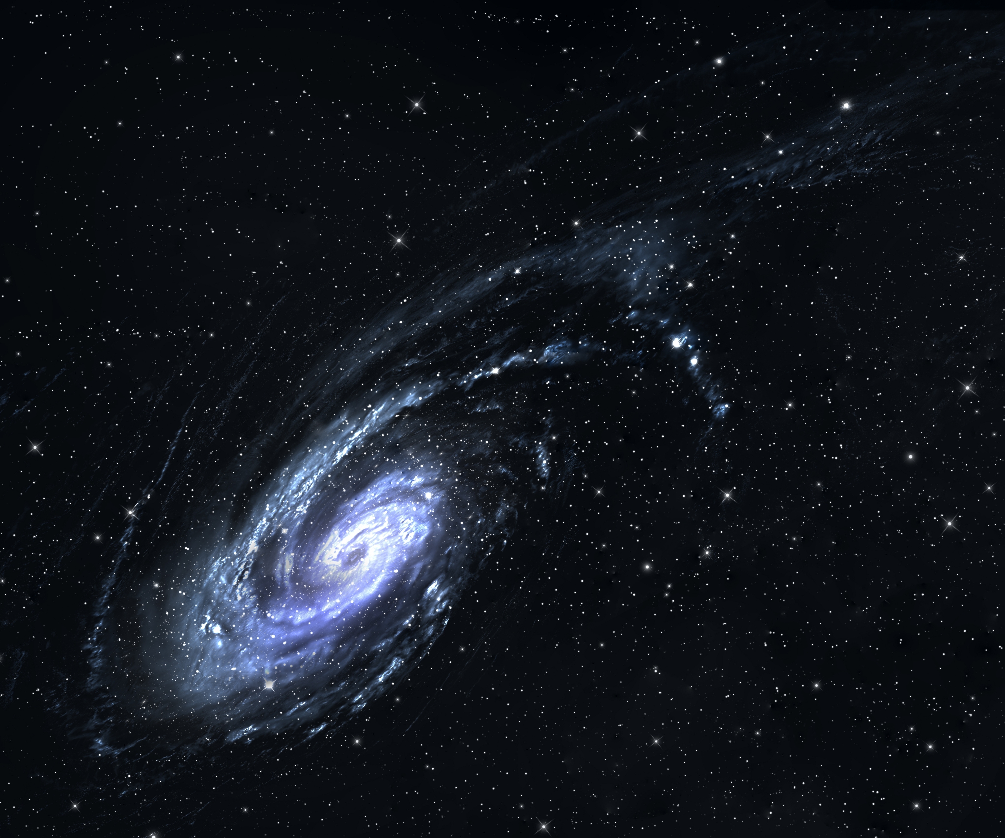Spiral Galaxy Background