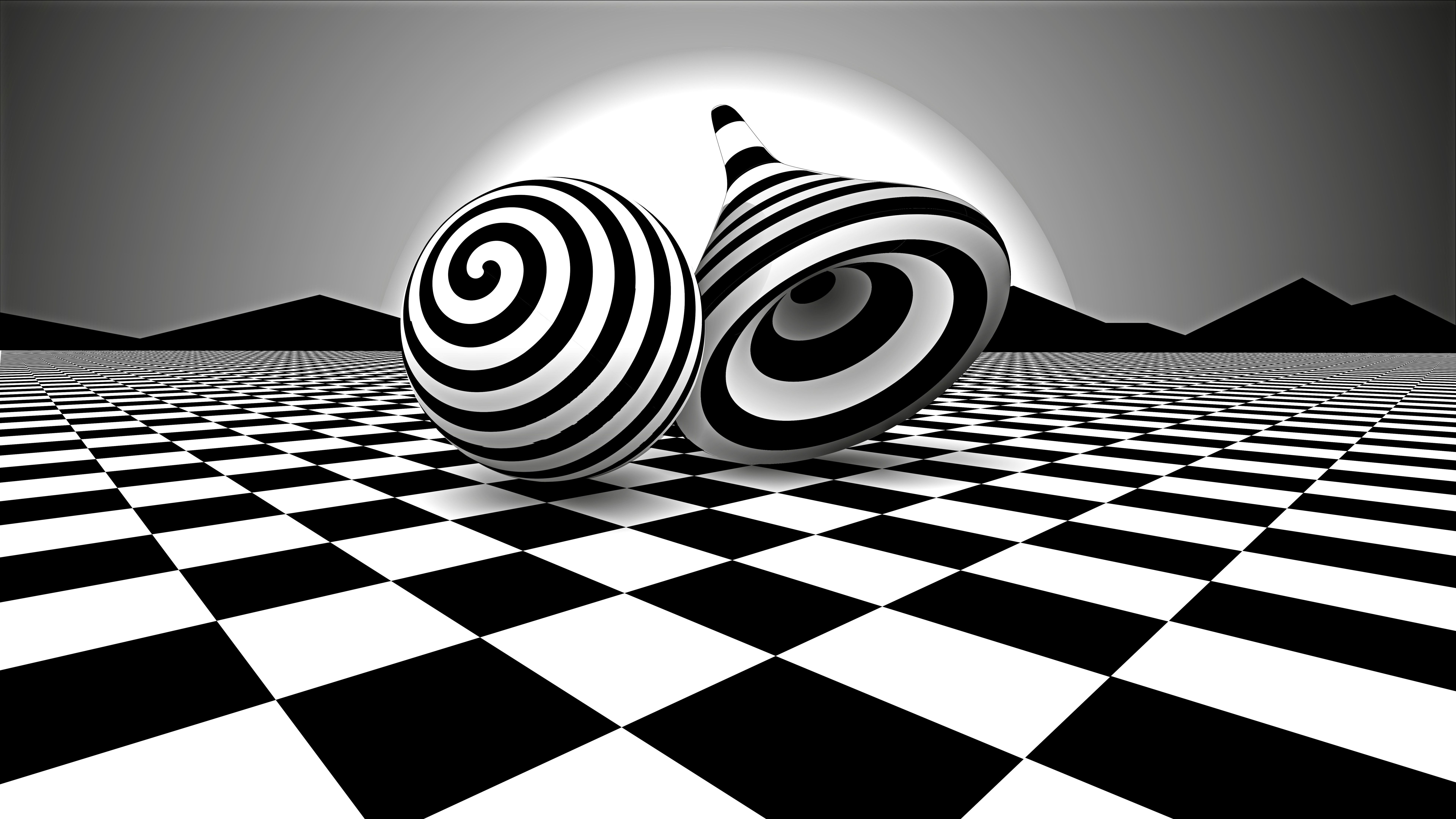 Spiral Optical Illusion Wallpapers