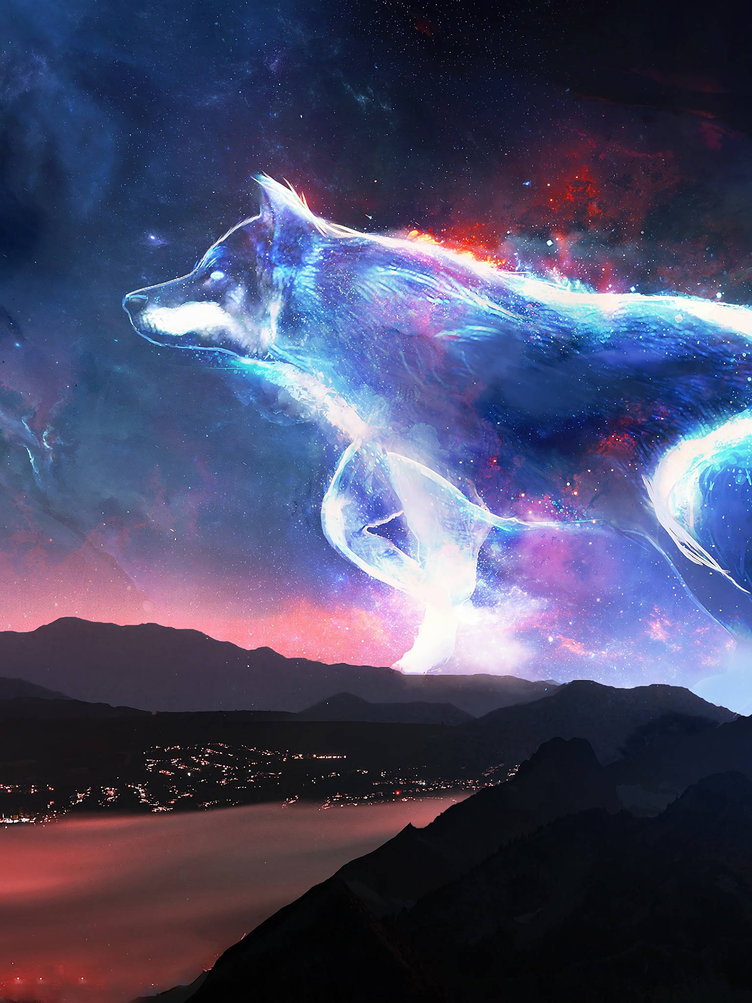 Spirit Galaxy Wolves Wallpapers