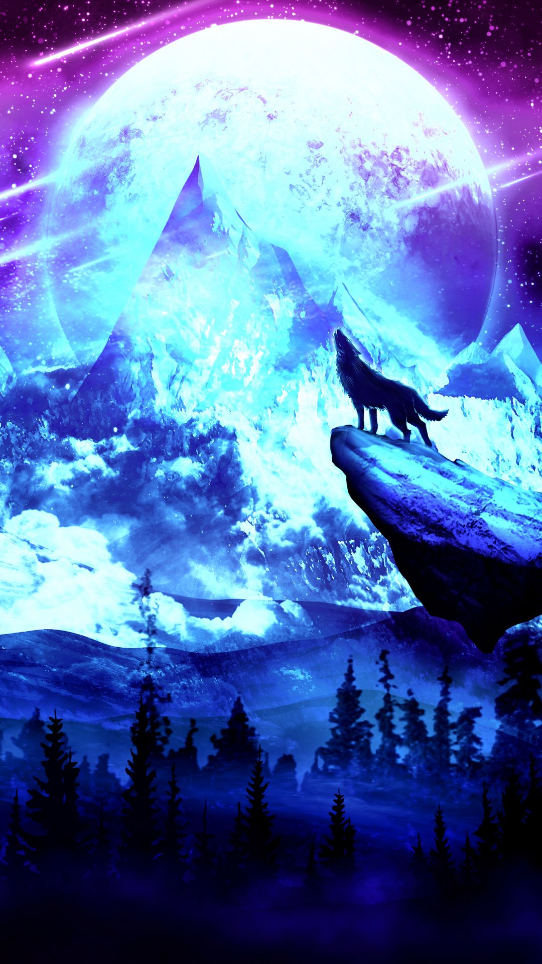 Spirit Galaxy Wolves Wallpapers