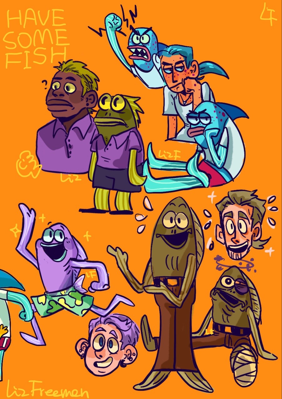 Spongebob Background Characters