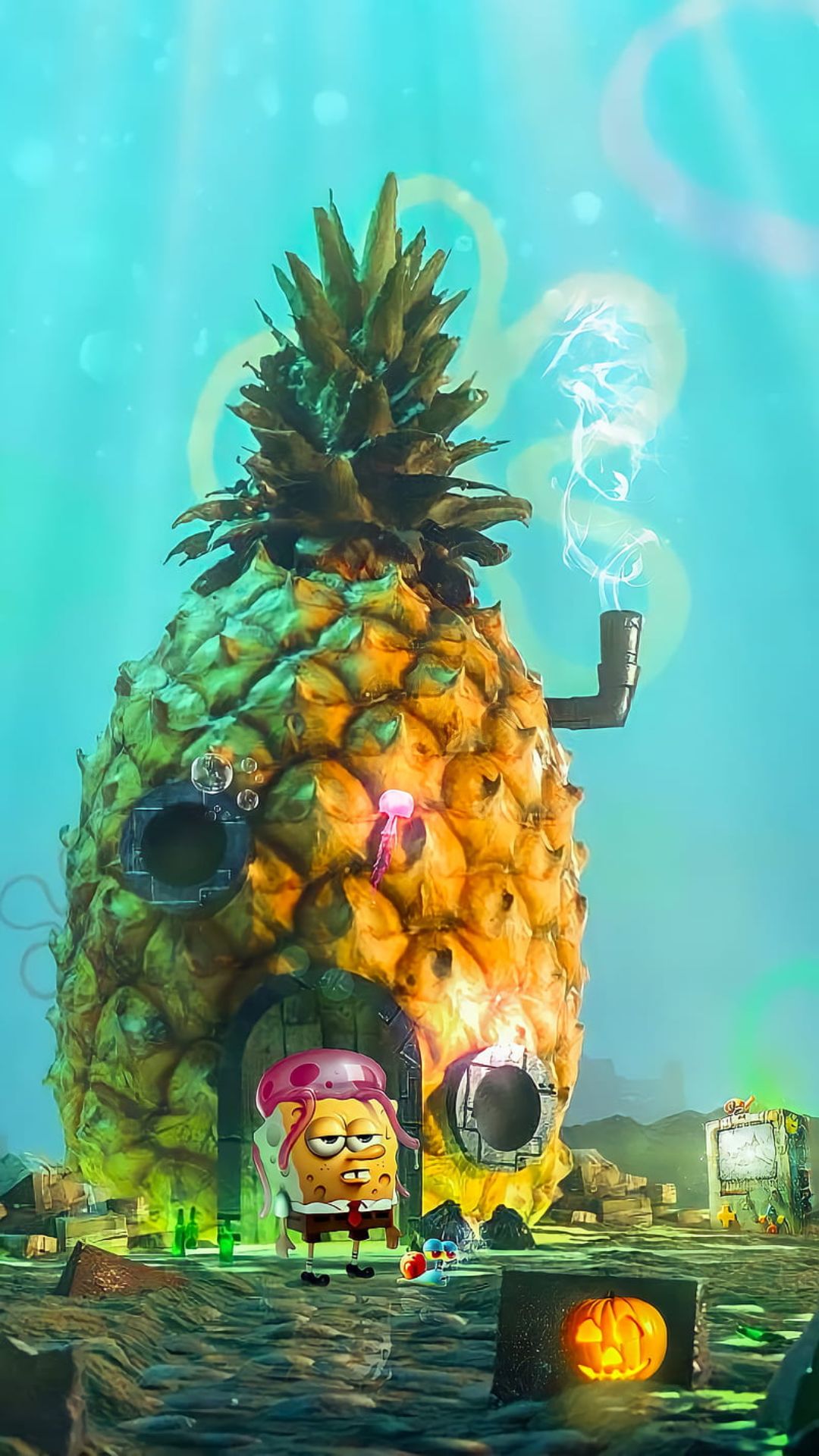 Spongebob House Background