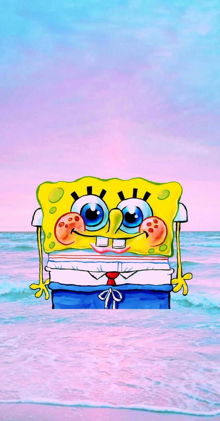 Spongebob Near Sunset Wallpapers