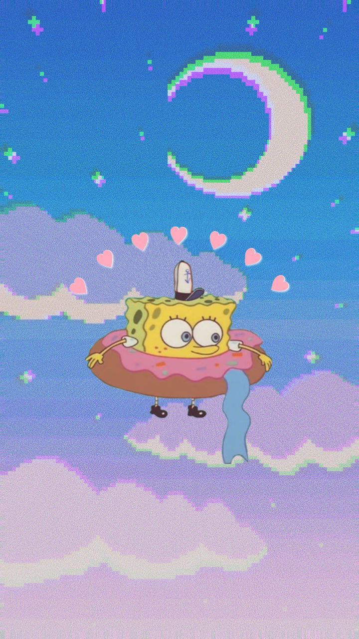 Spongebob Near Sunset Wallpapers