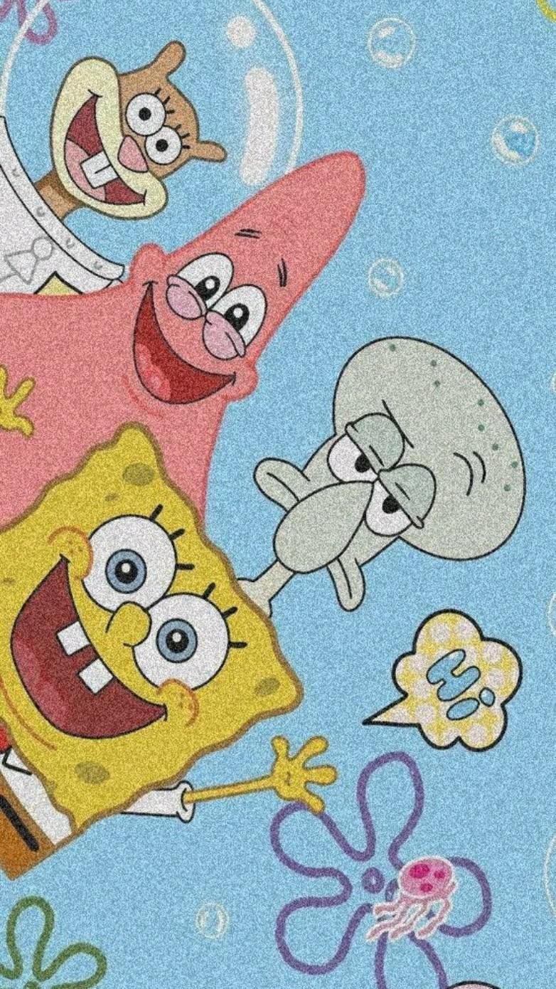 Spongebob Patrick And Squidward Wallpapers