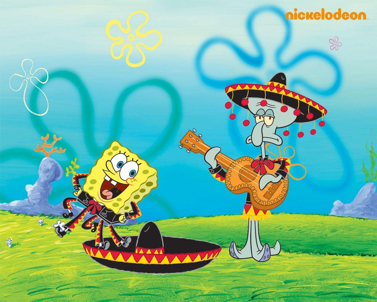 Spongebob Patrick And Squidward Wallpapers