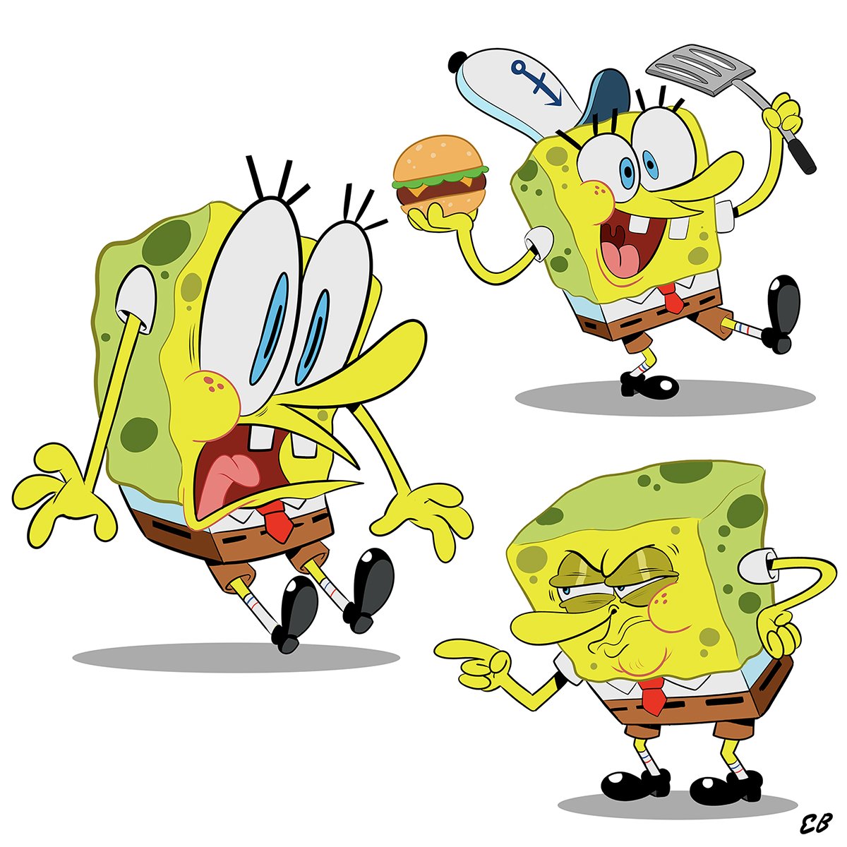 Spongebob White Background