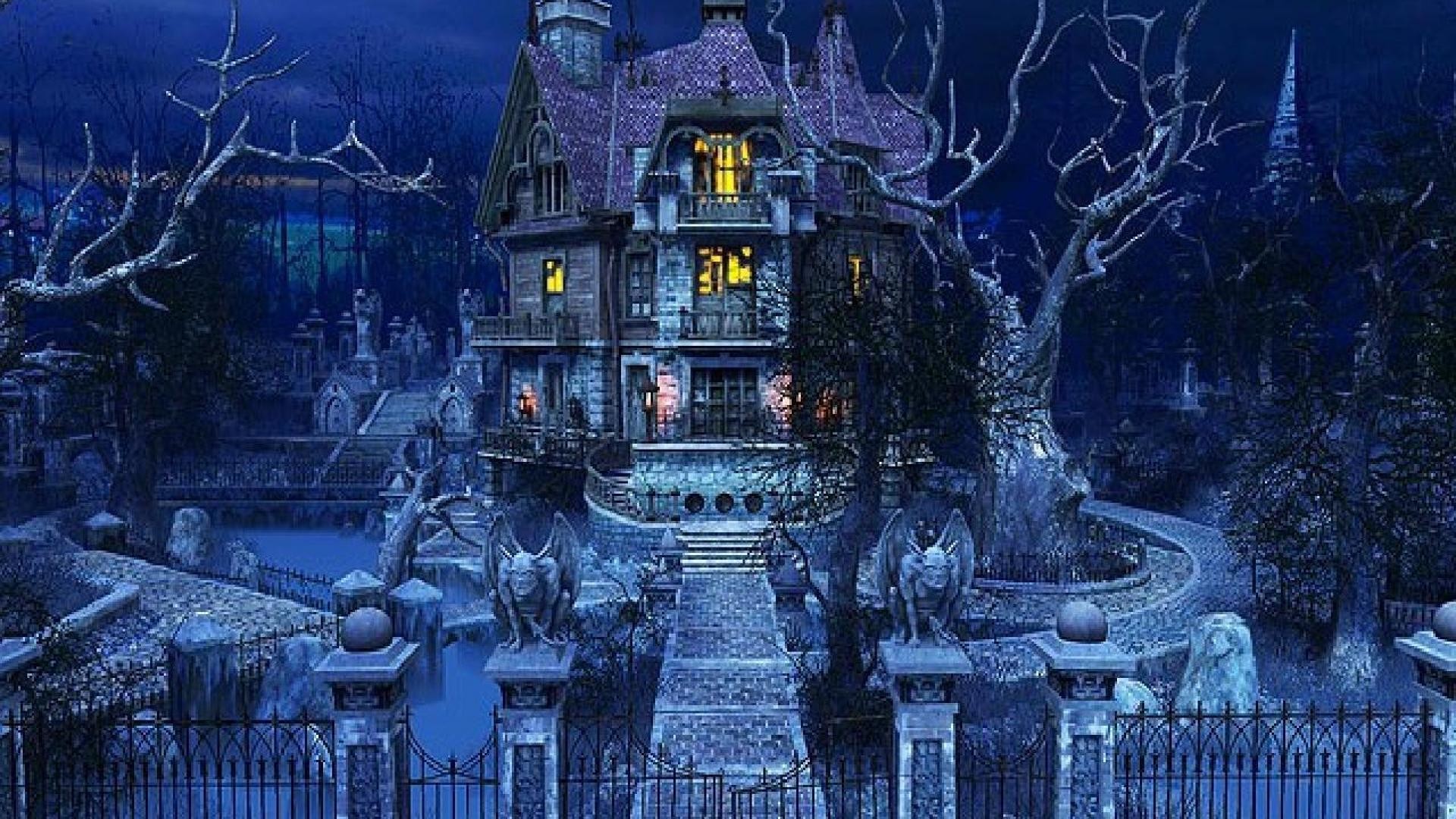 Spooky Halloween House
 Wallpapers