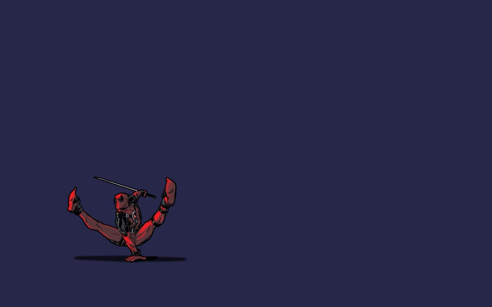 Spooky Minimal Deadpool Wallpapers