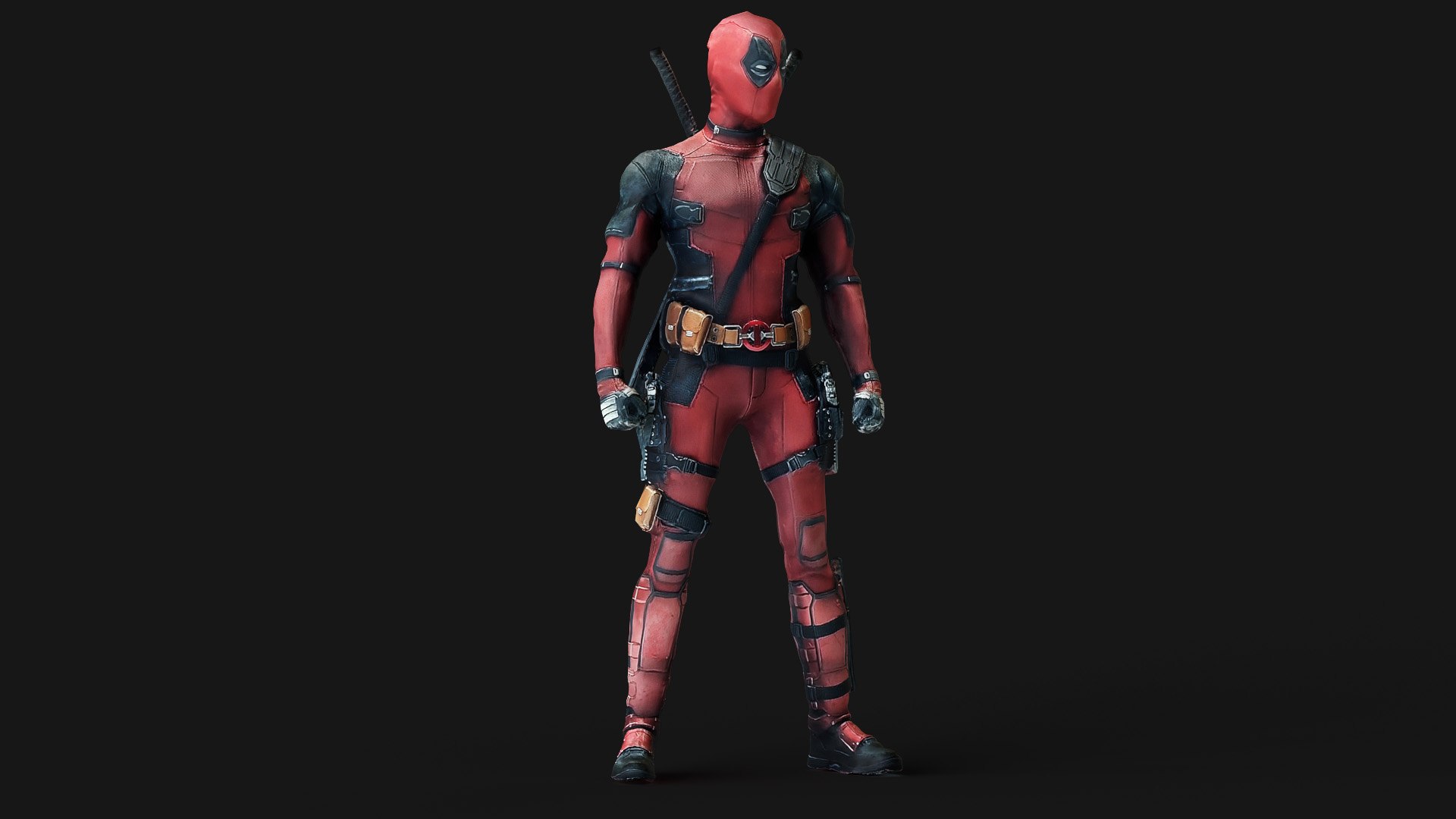 Spooky Minimal Deadpool Wallpapers