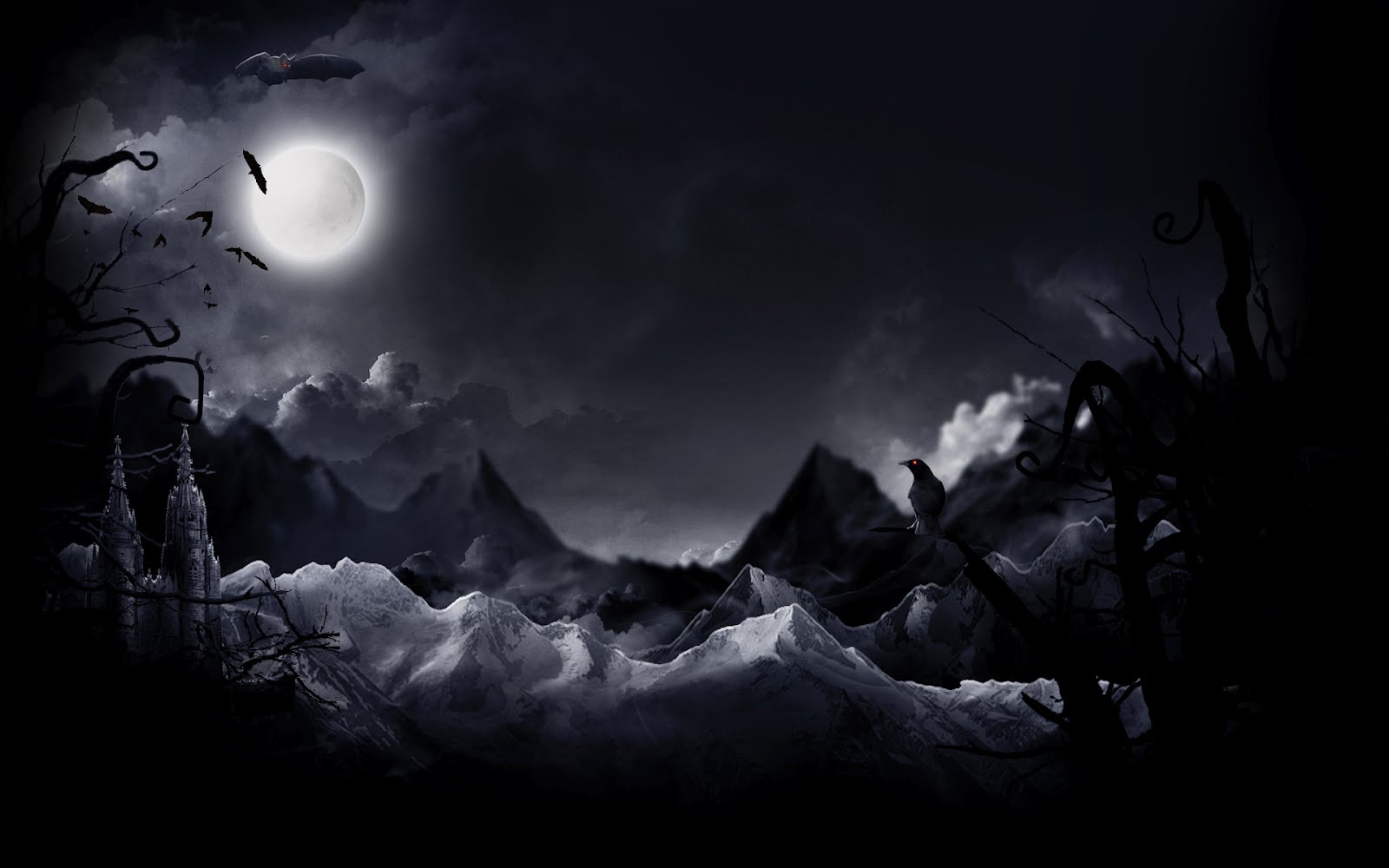 Spooky Moon Wallpapers