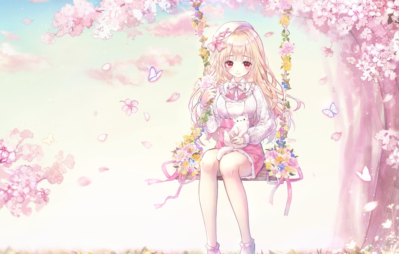 Spring Anime Girl Wallpapers