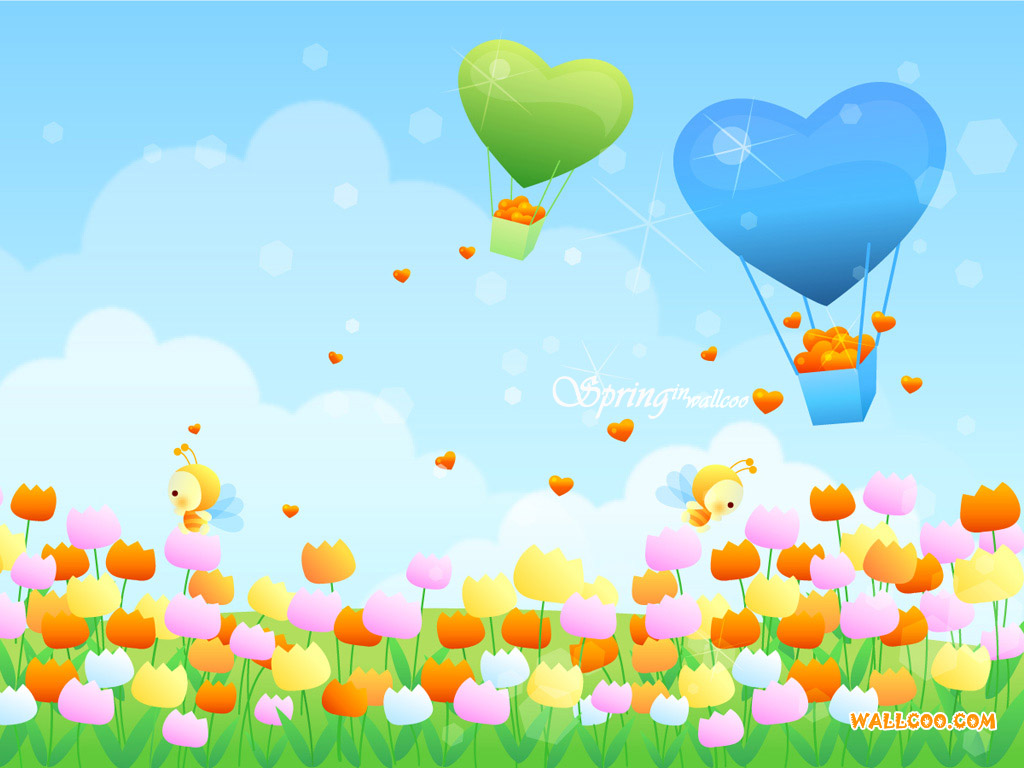 Spring Cartoon Wallpapers