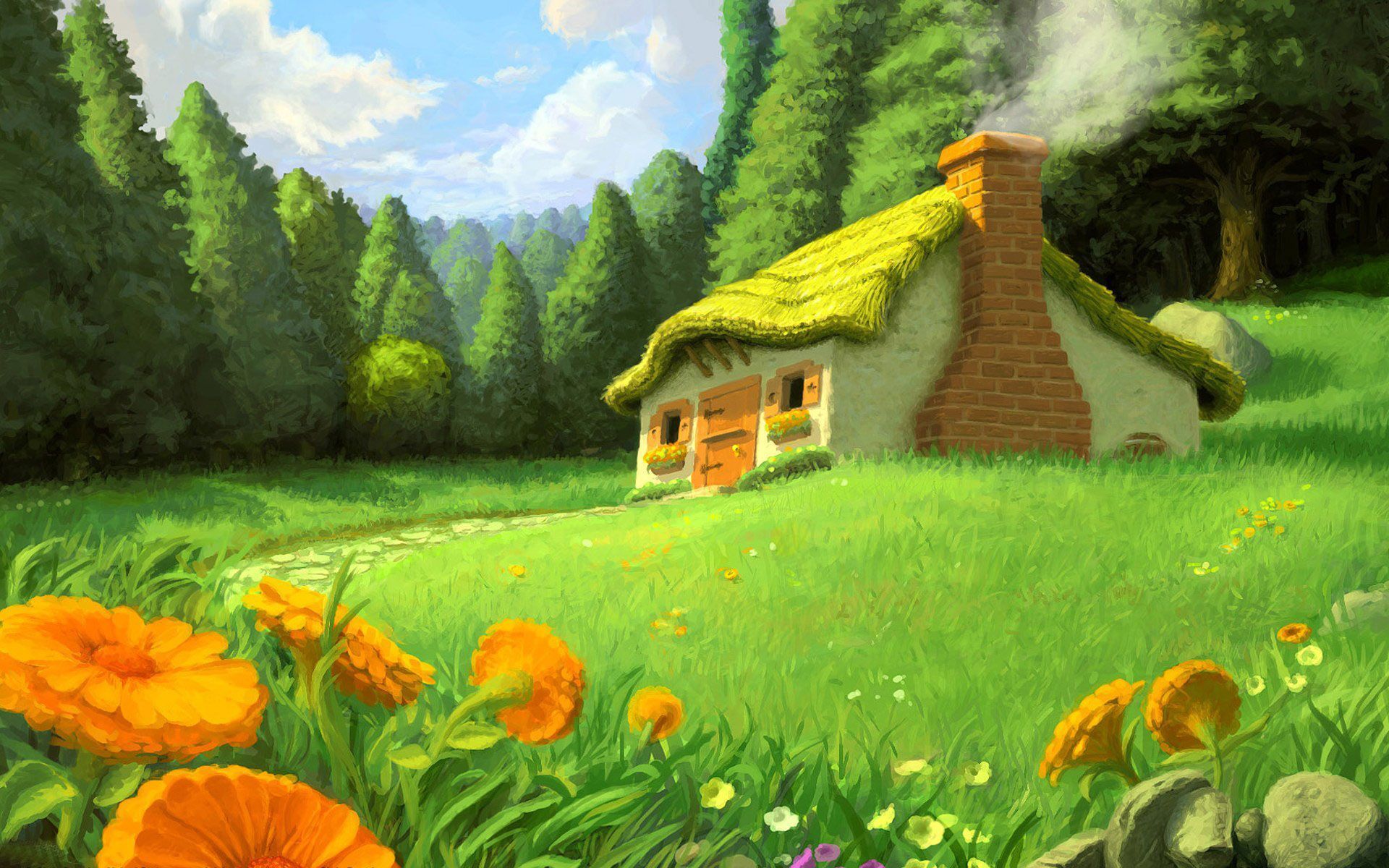 Spring Cartoon Wallpapers