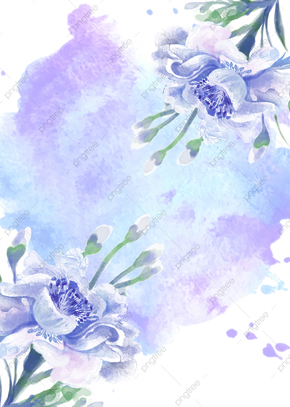 Spring Watercolor Background