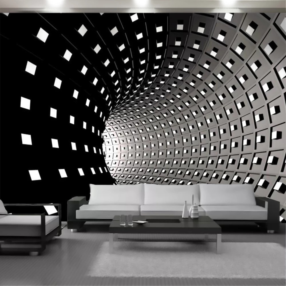 Square 3D Tunnel Wallpapers