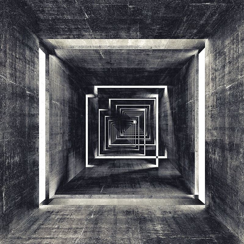 Square 3D Tunnel Wallpapers