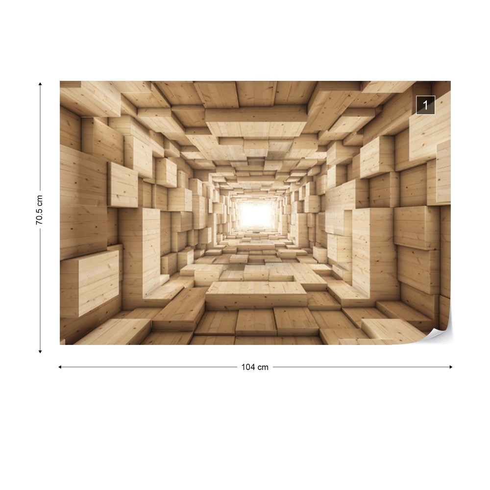 Square 3D Tunnel Wallpapers