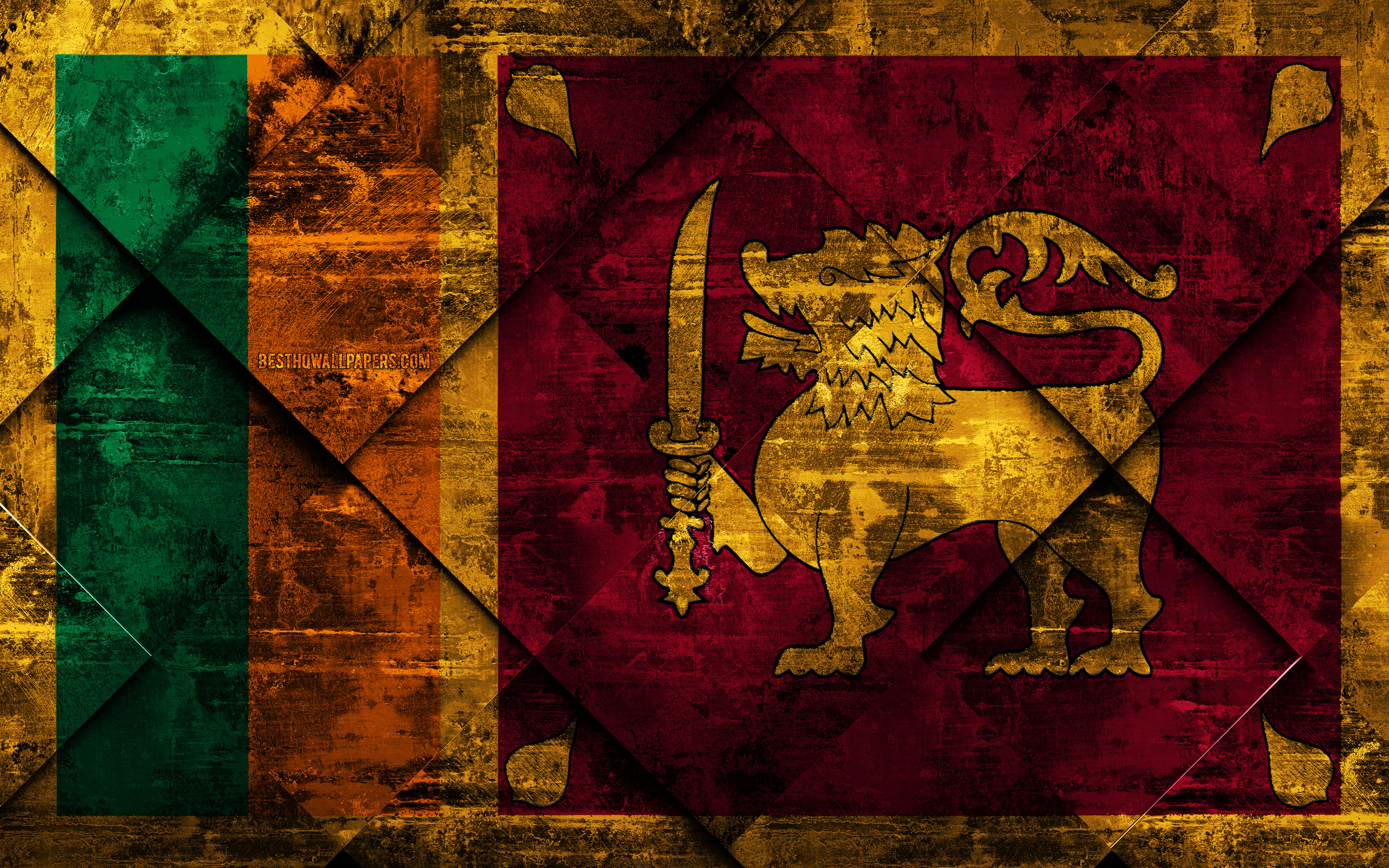 Sri Lanka Flag Wallpapers