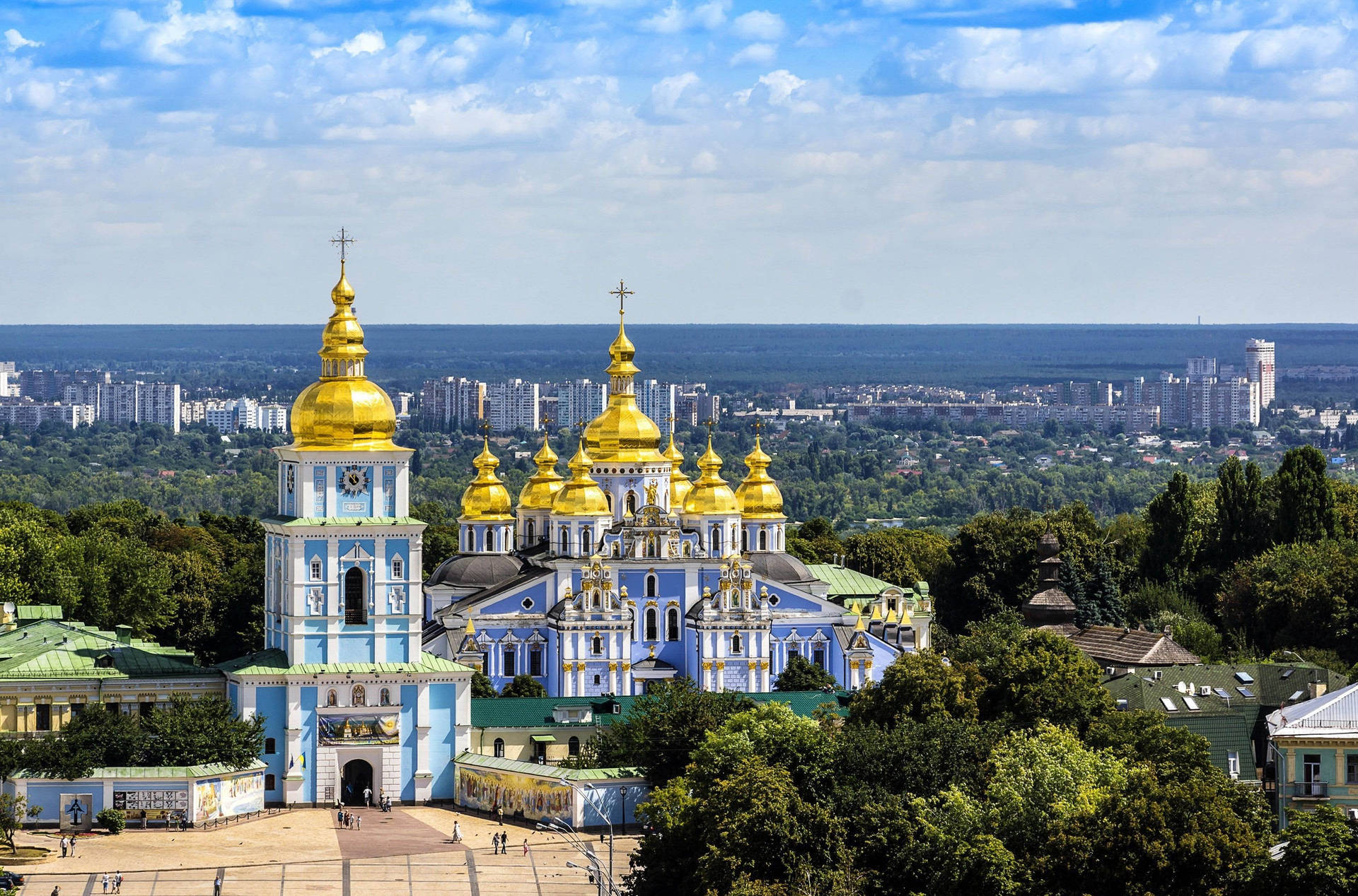 St. Michael'S Golden-Domed Monastery Wallpapers