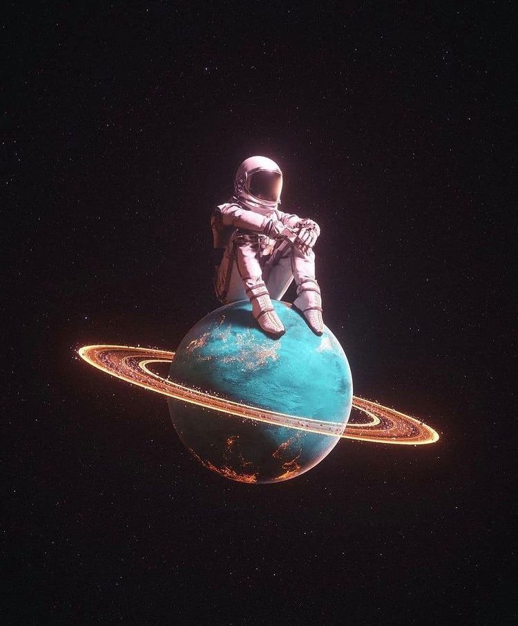 Standing Alone Astronaut Wallpapers