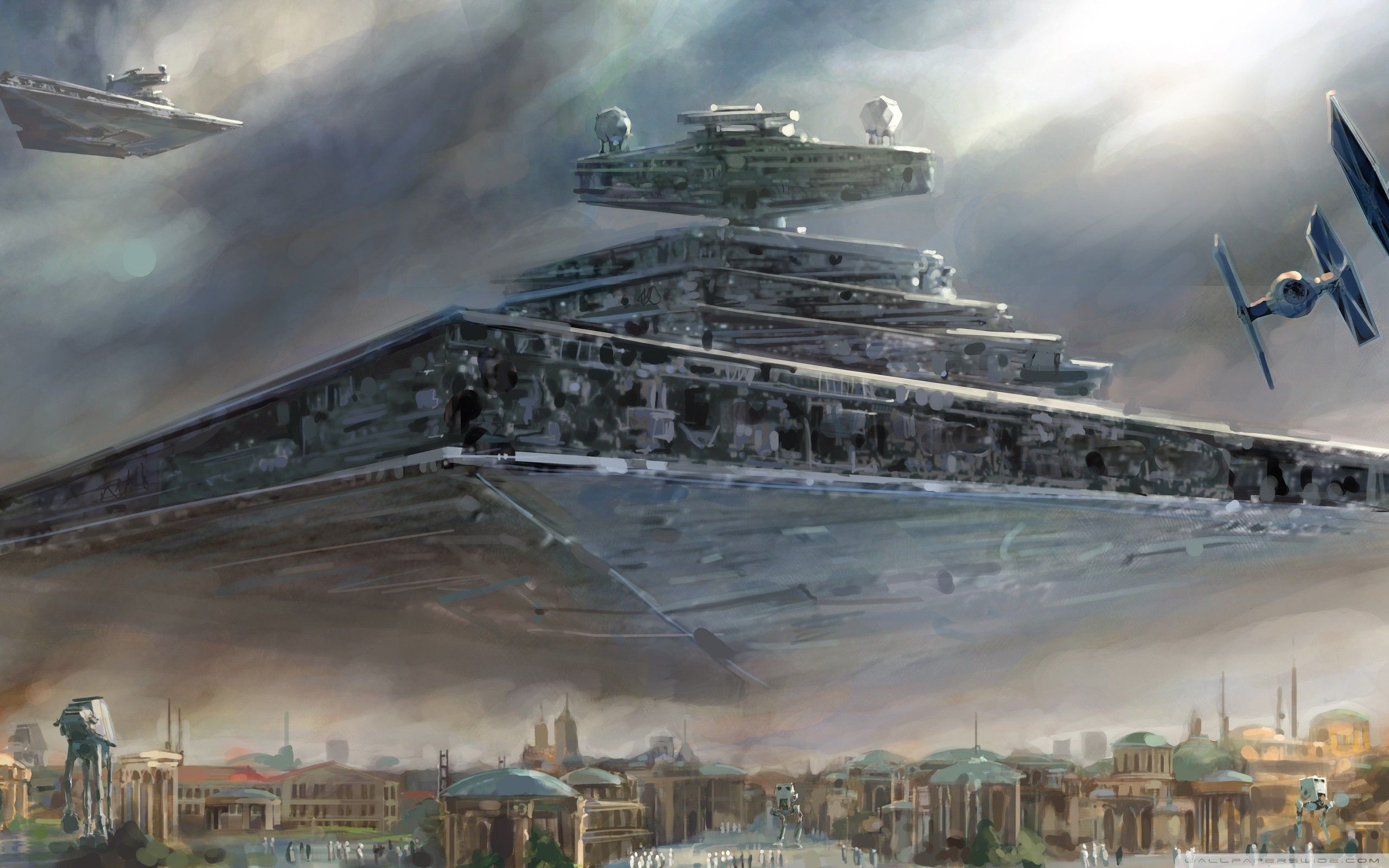 Star Destroyer Background