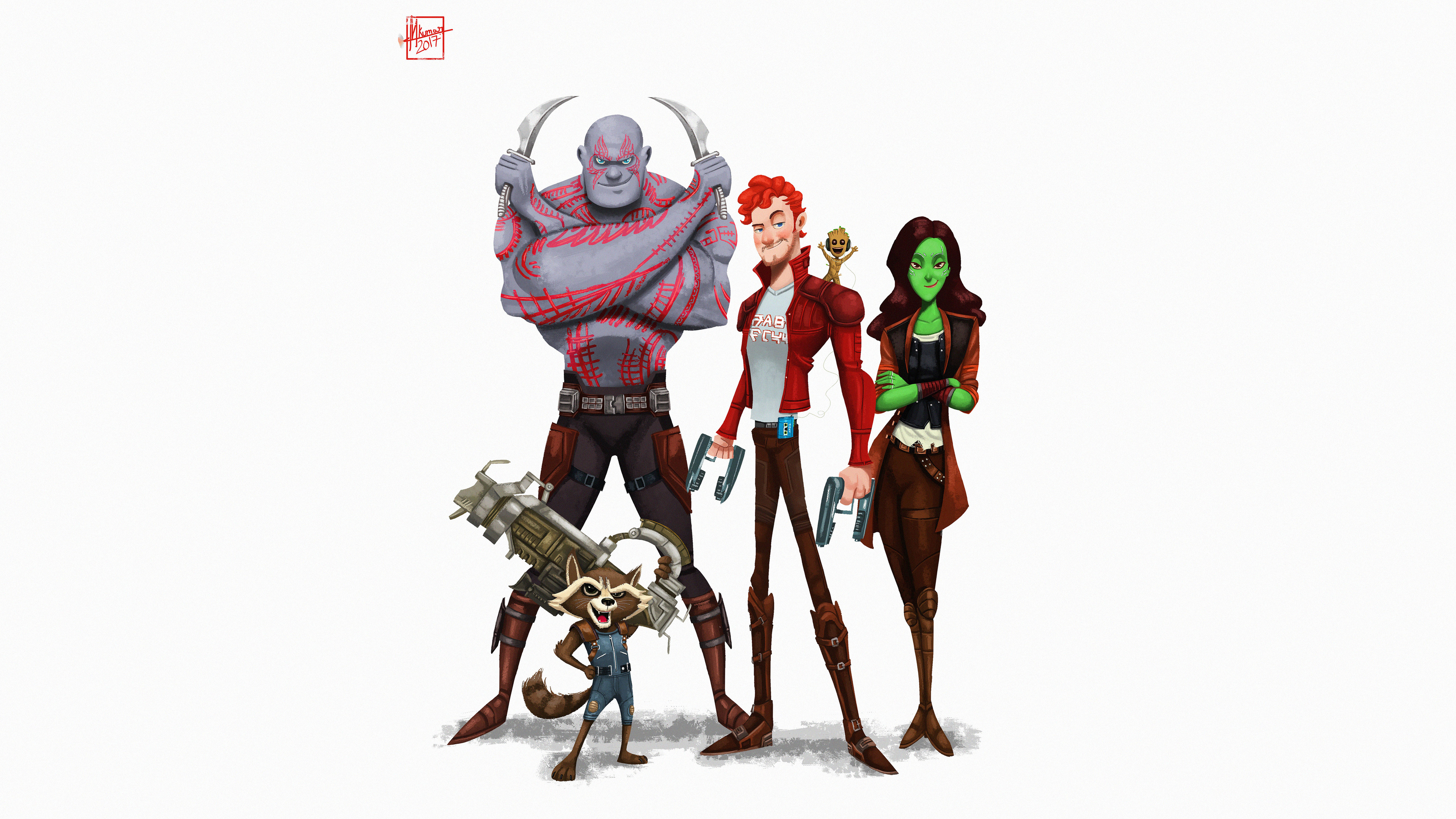 Star Lord Guardians Of The Galaxy Art Wallpapers