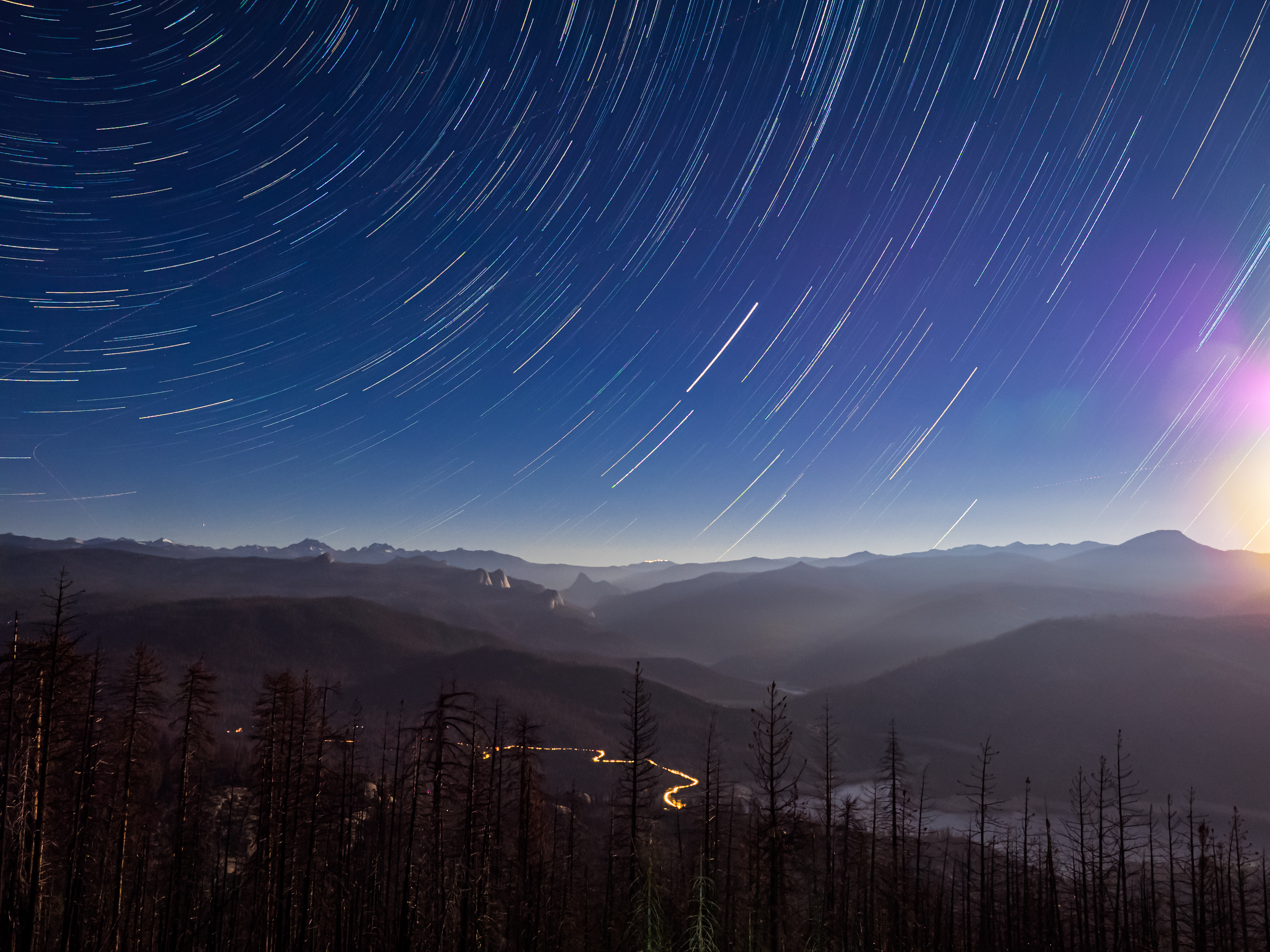 Star Trails Over The Lone Cabin Wallpapers