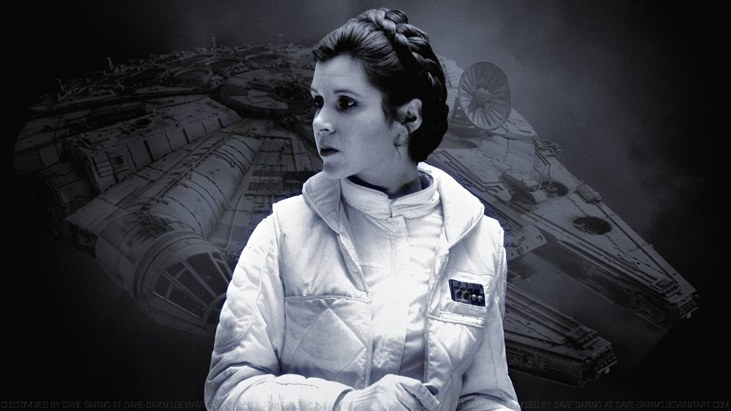 Star Wars Artwork Carrie Fisher Wallpapers