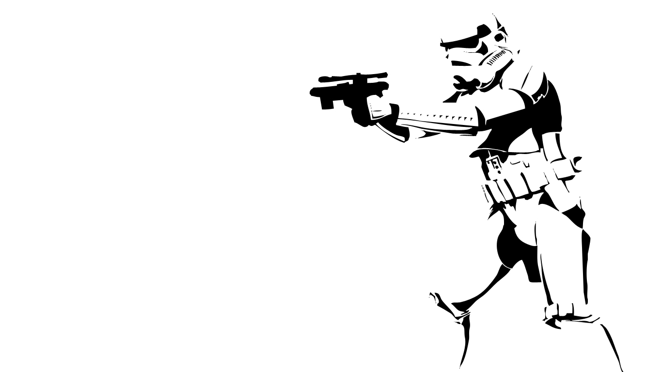 Star Wars Black And White Wallpapers