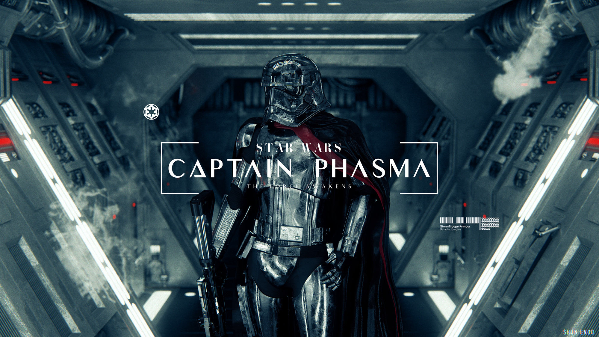 Star Wars Captain Phasma Digital Art Wallpapers
