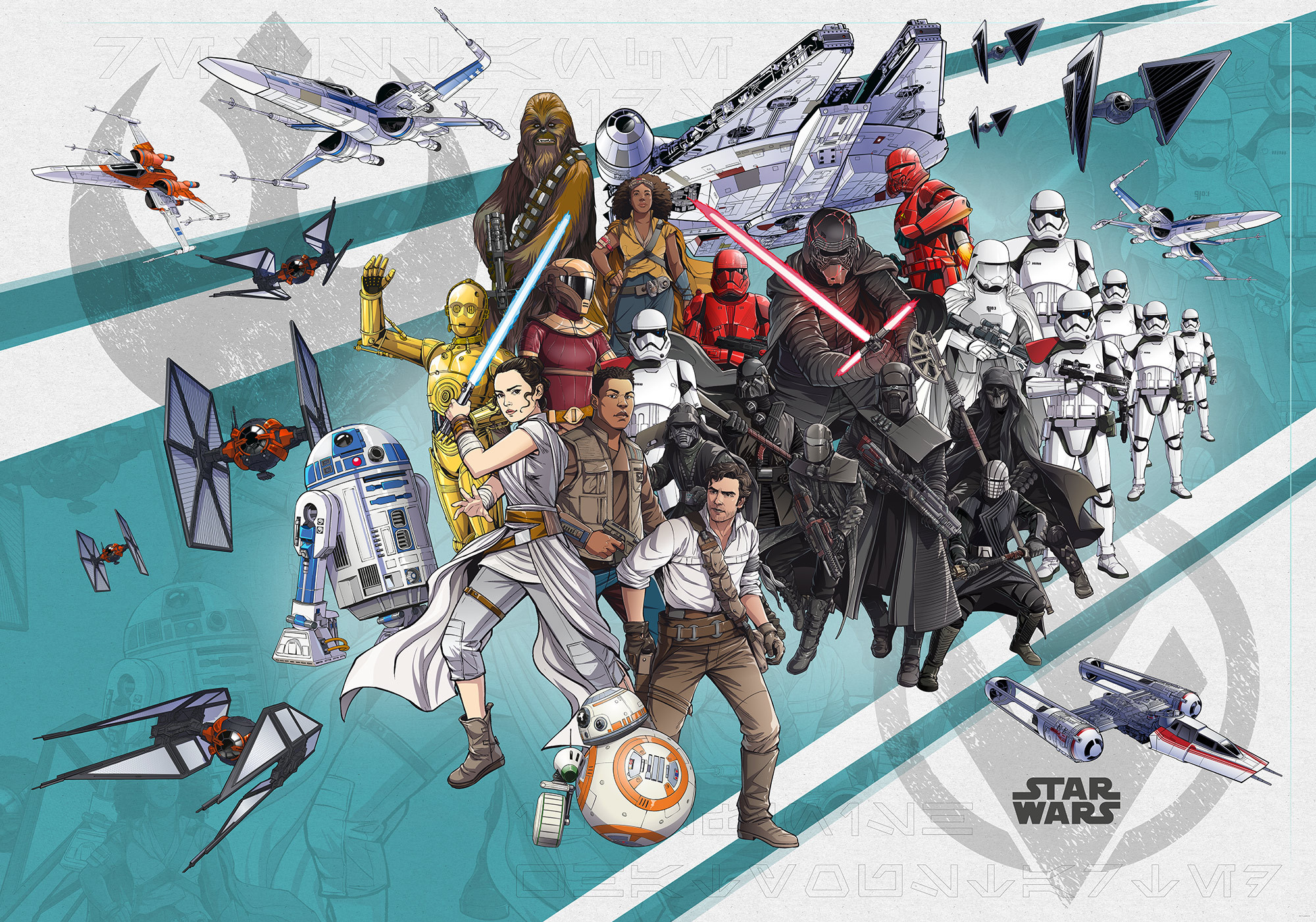 Star Wars Cartoon Background