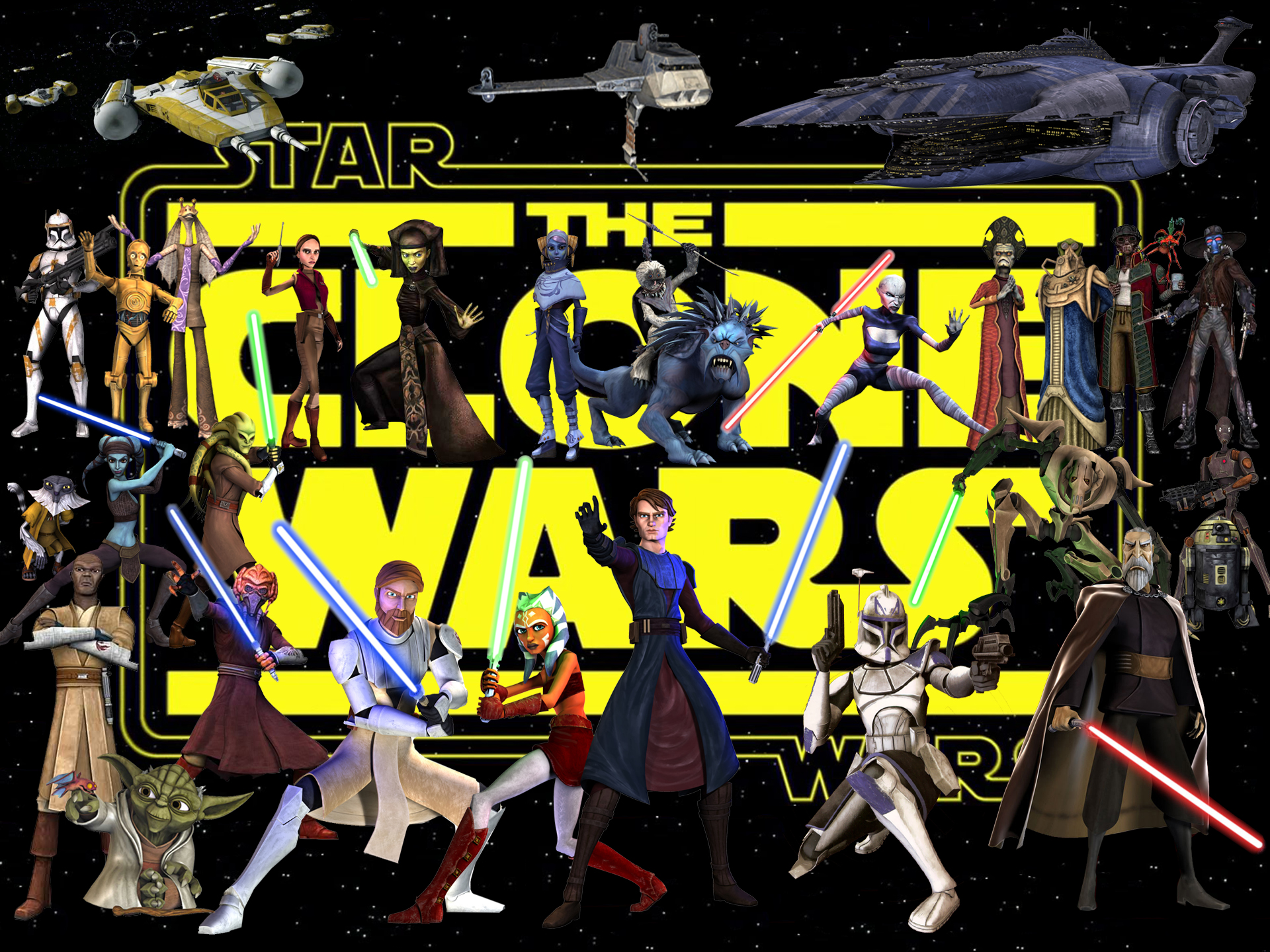 Star Wars Collage Wallpapers