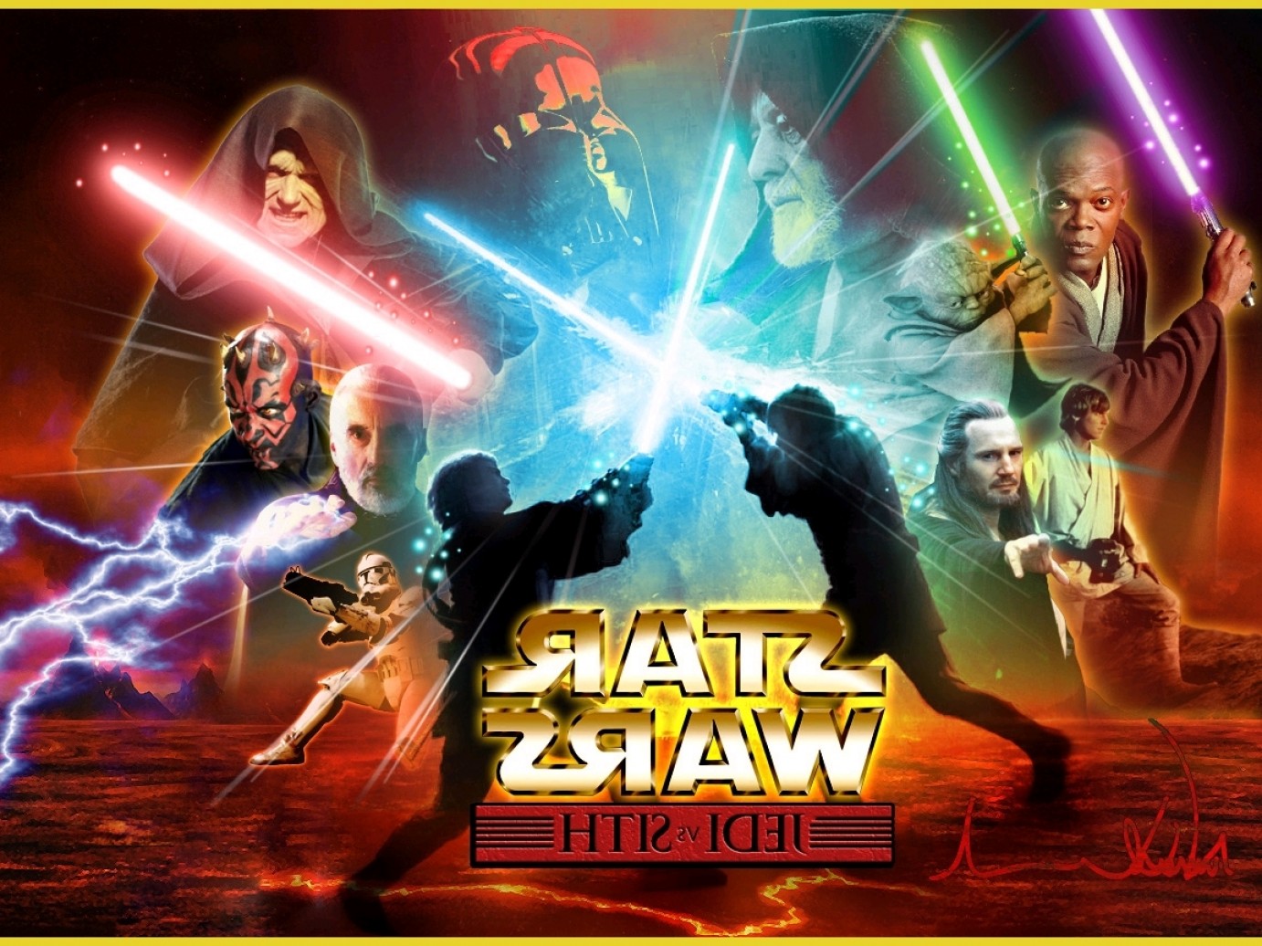 Star Wars Jedi Vs Sith Wallpapers