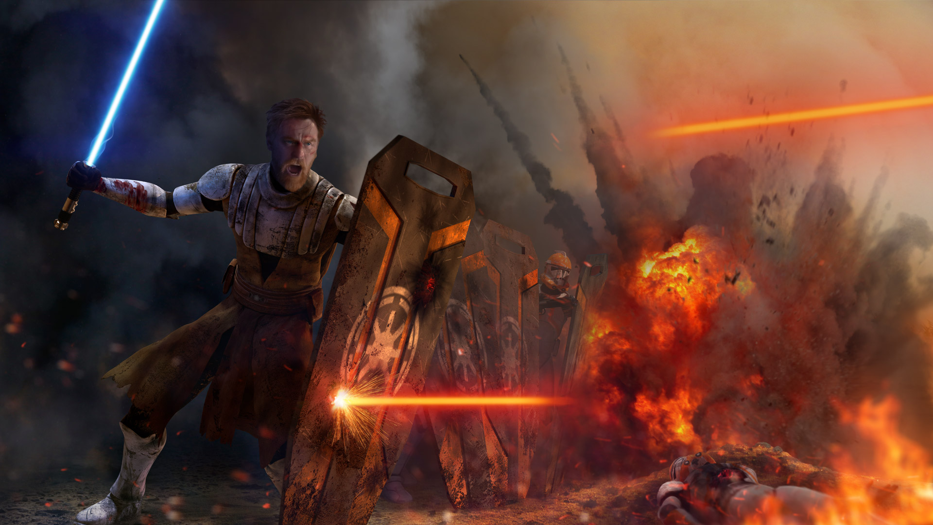 Star Wars Obi Wan Artwork Wallpapers