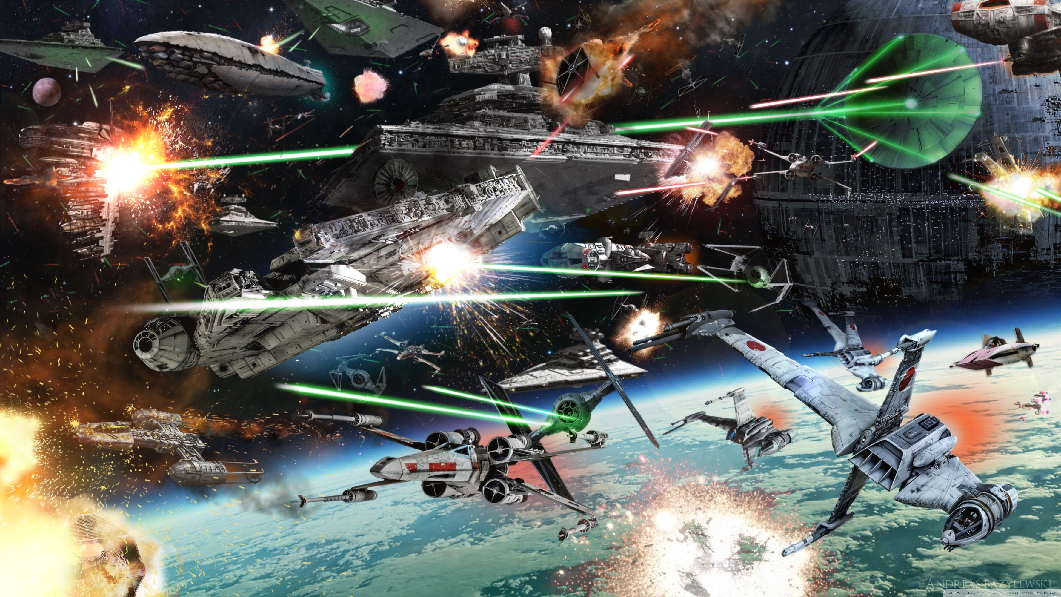 Star Wars Space Battle Wallpapers