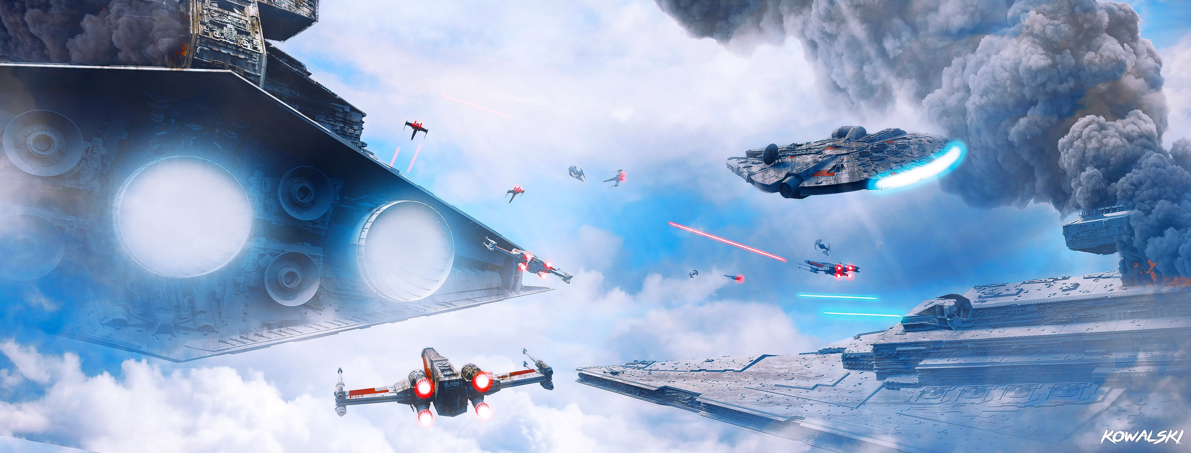 Star Wars Space Battle Wallpapers