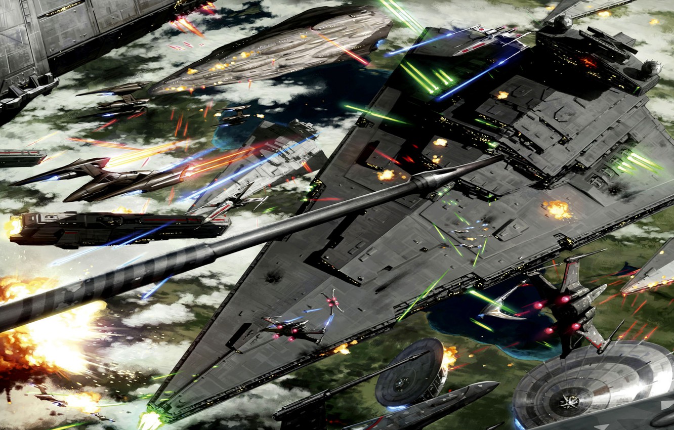 Star Wars Space Battle Wallpapers