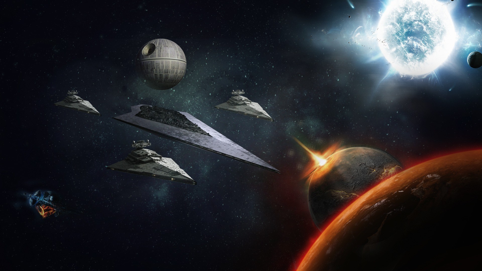 Star Wars Spaceship Background