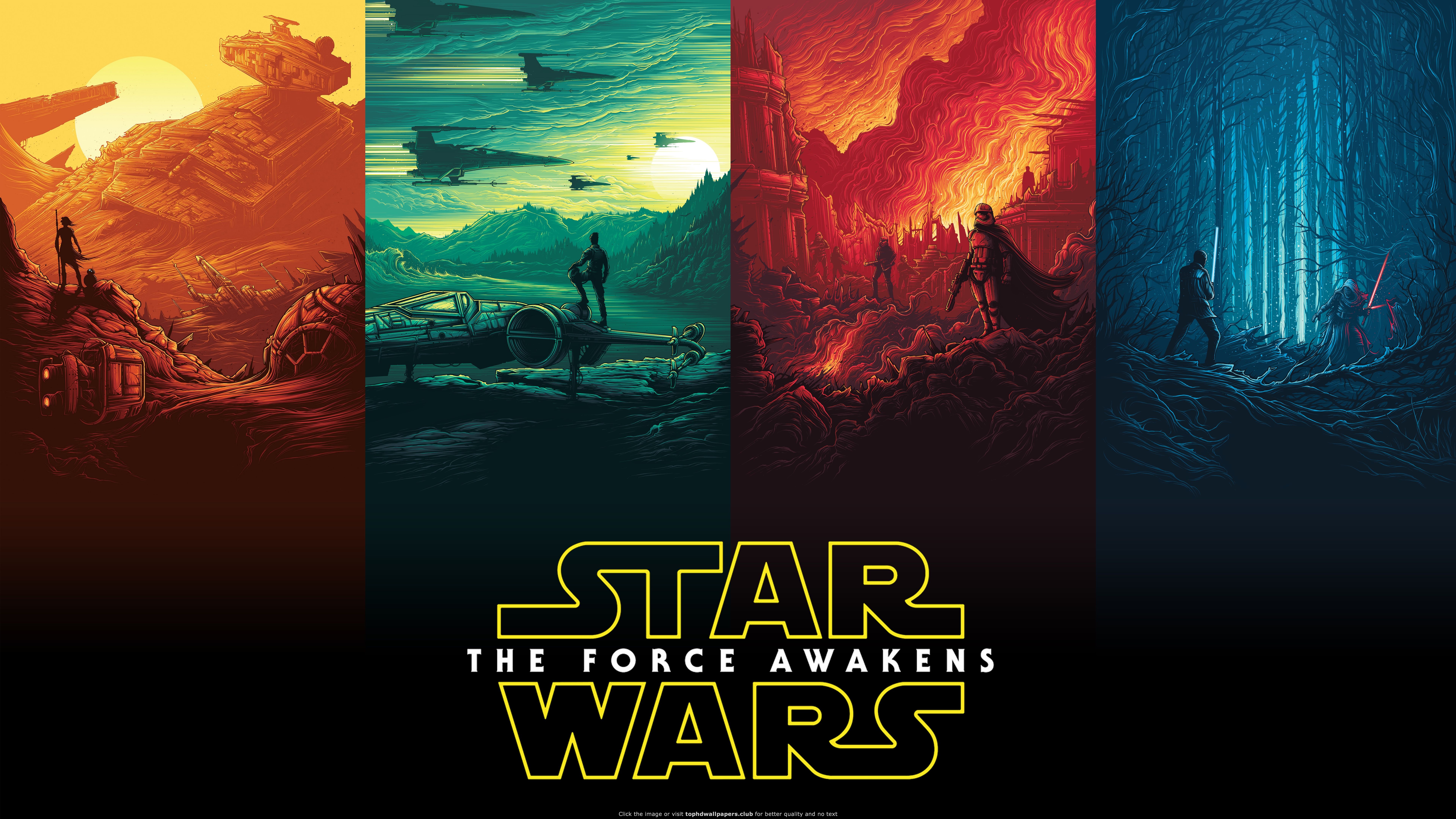 Star Wars The Force Awakens Art Wallpapers