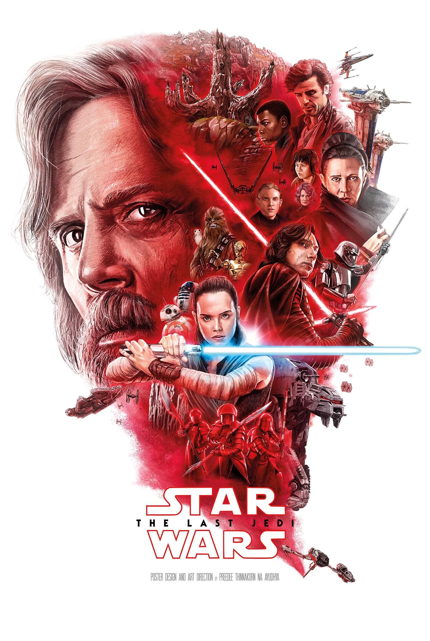 Star Wars The Last Jedi Movie Poster Wallpapers