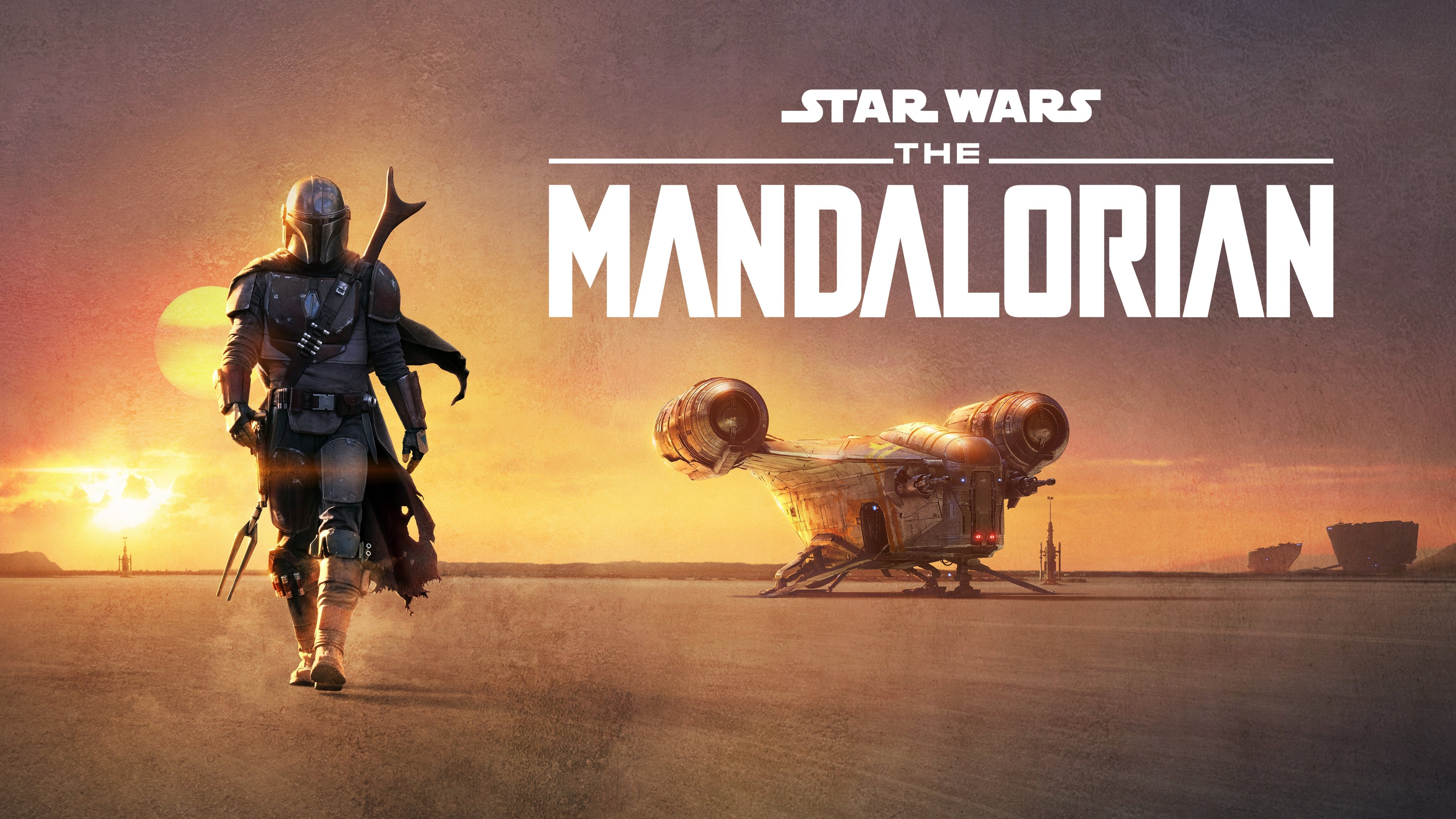 Star Wars The Mandalorian 4K Vaporwave Wallpapers