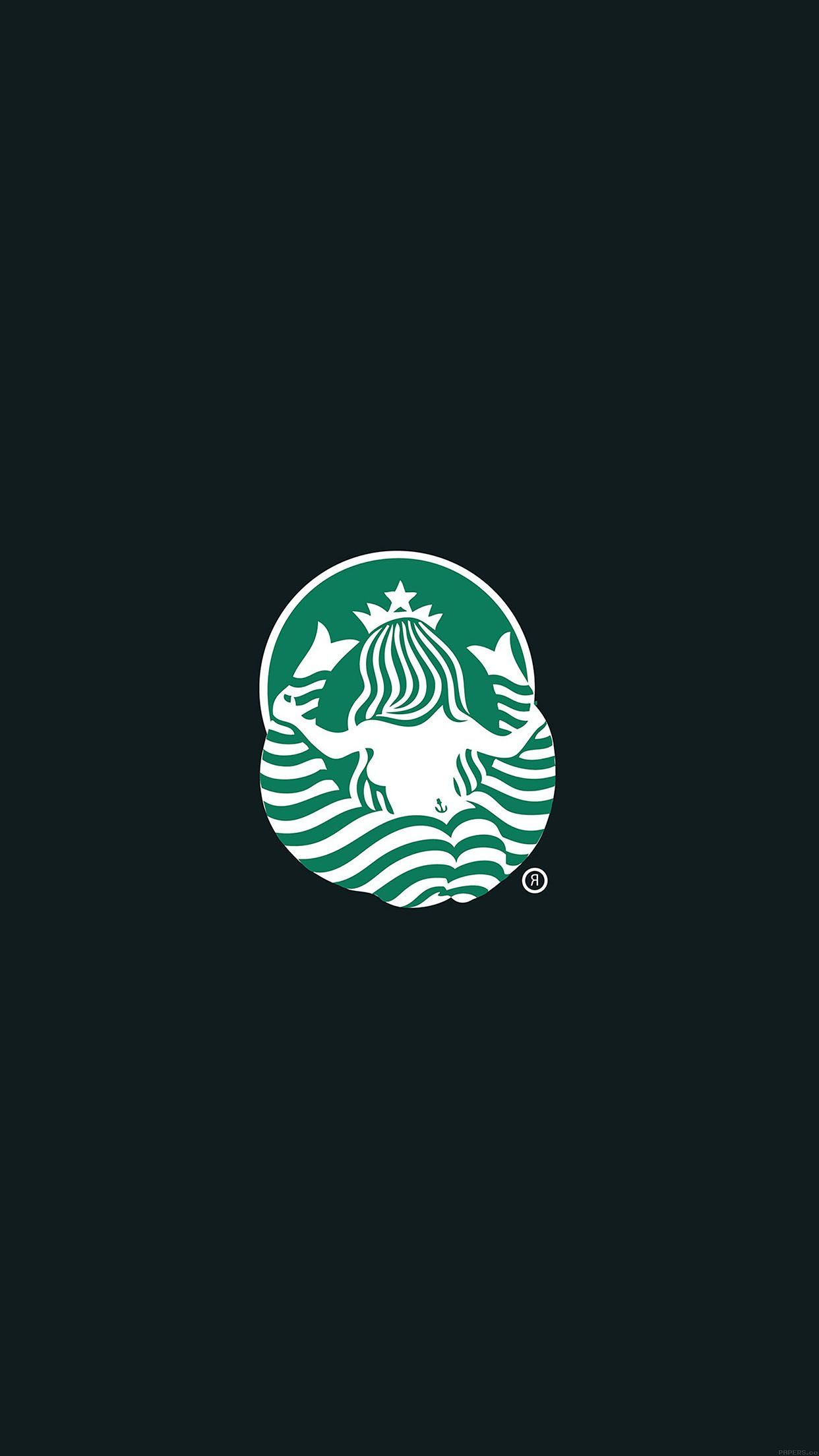 Starbucks Logo Black Background