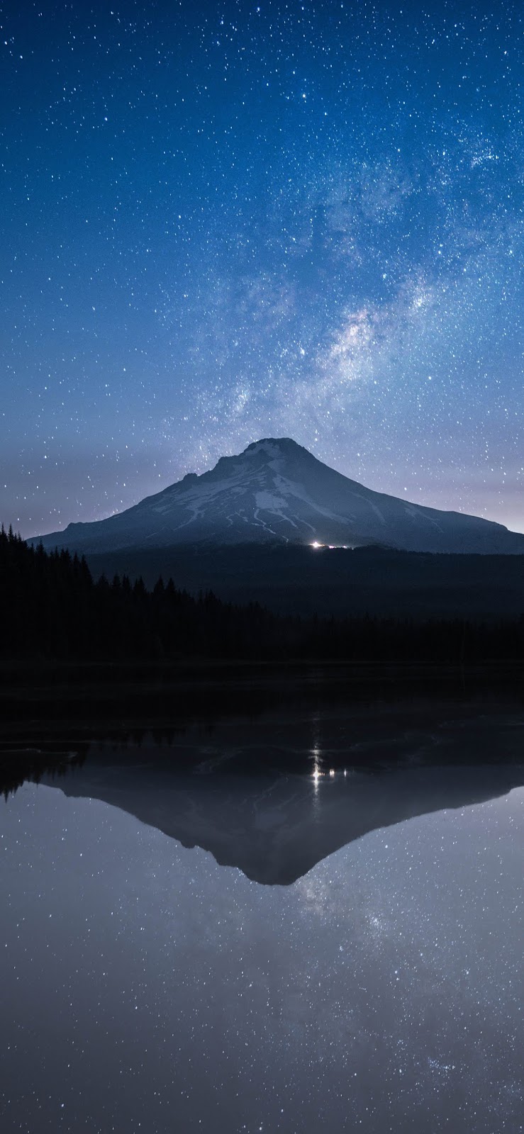 Starry Mountain Night Wallpapers