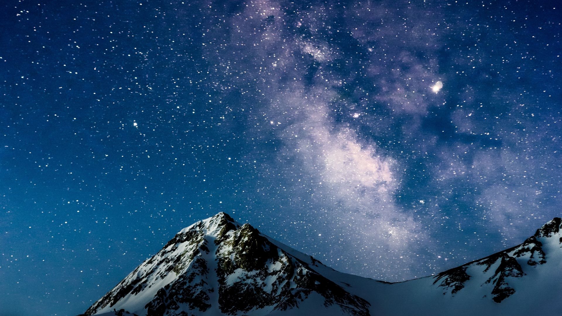 Starry Night Landscape Wallpapers