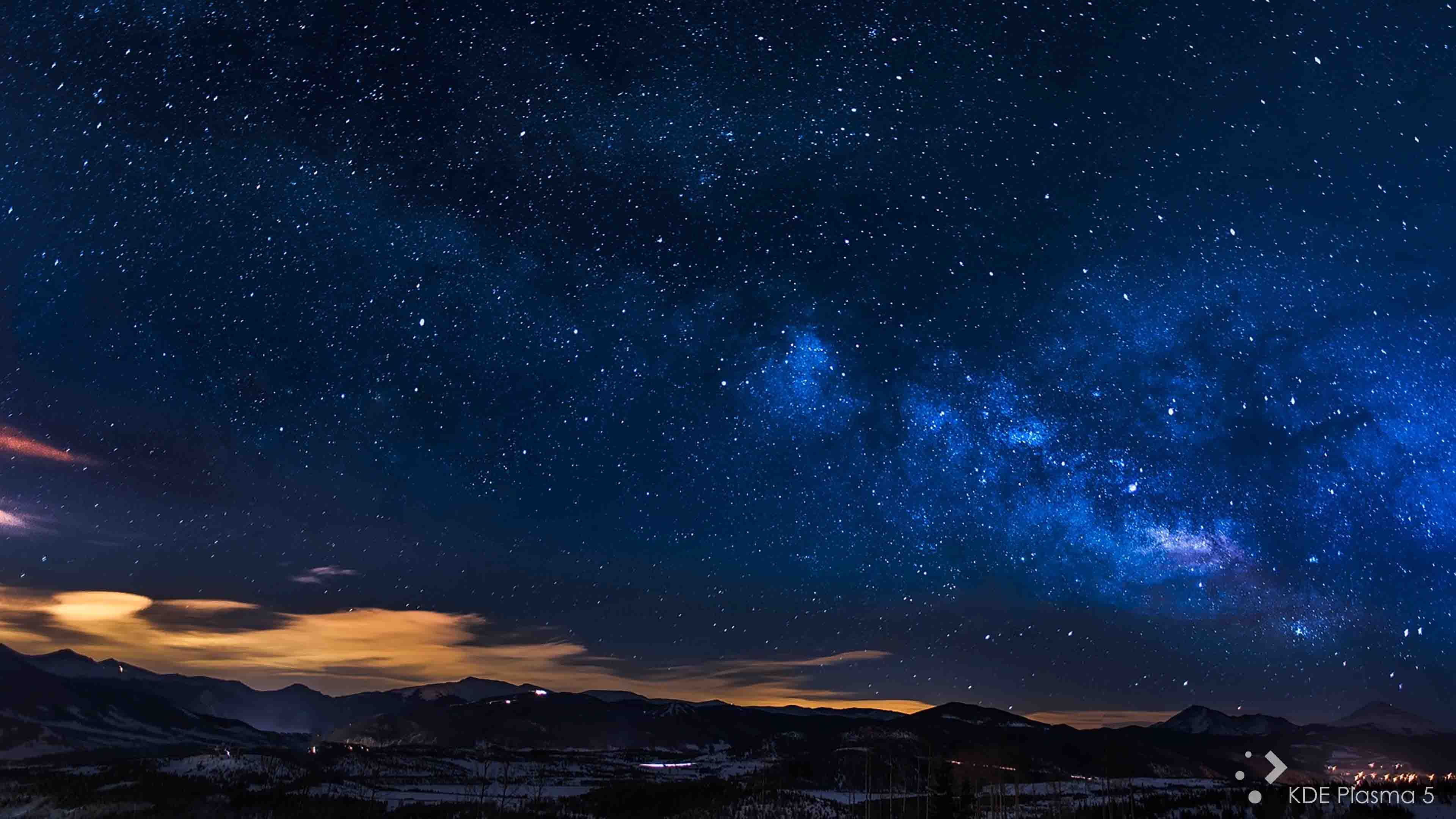 Starry Night Landscape Wallpapers